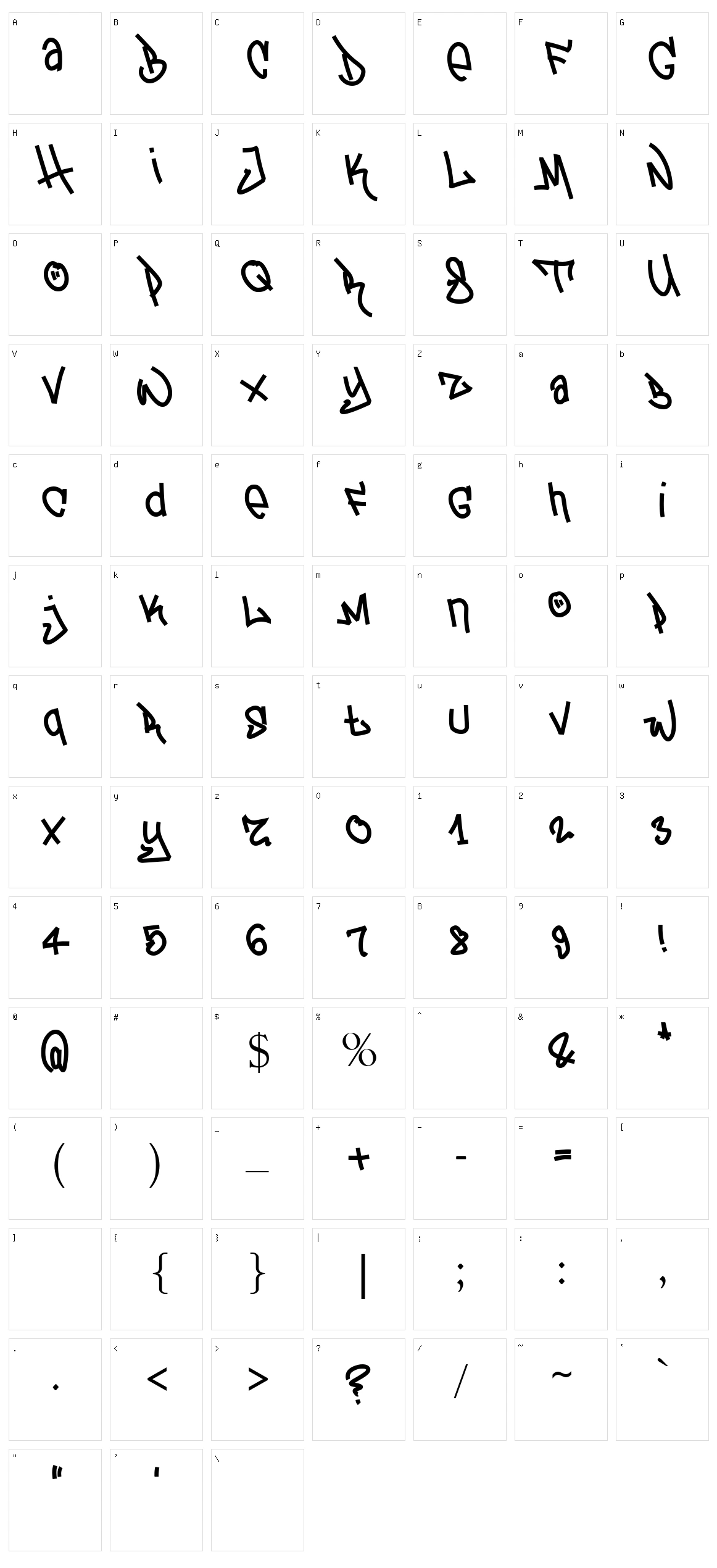 Tag Tceoretic Character Set