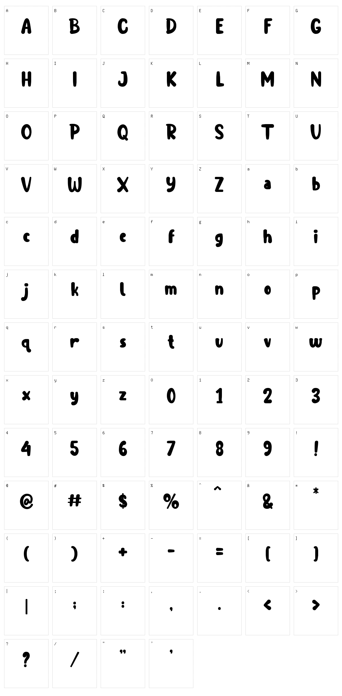 Perfect Smile Character Set
