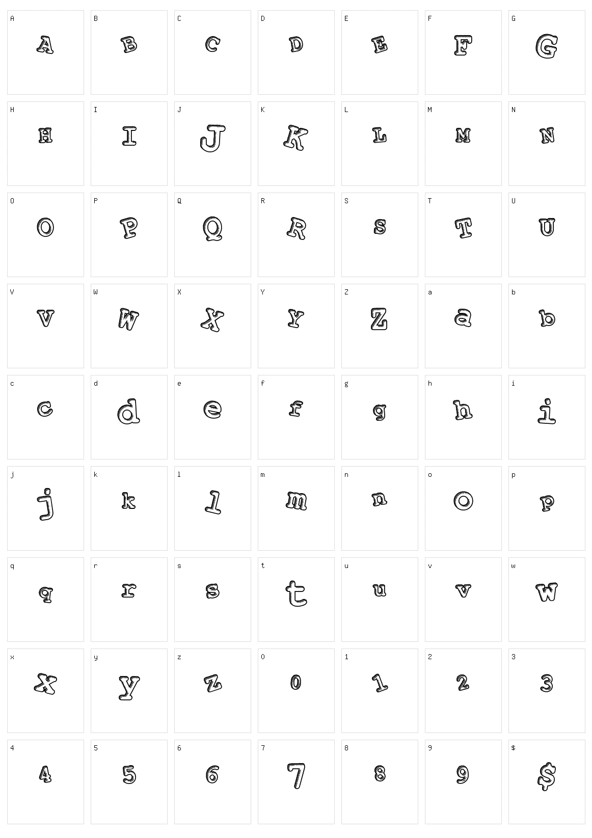 Play Along Character Set