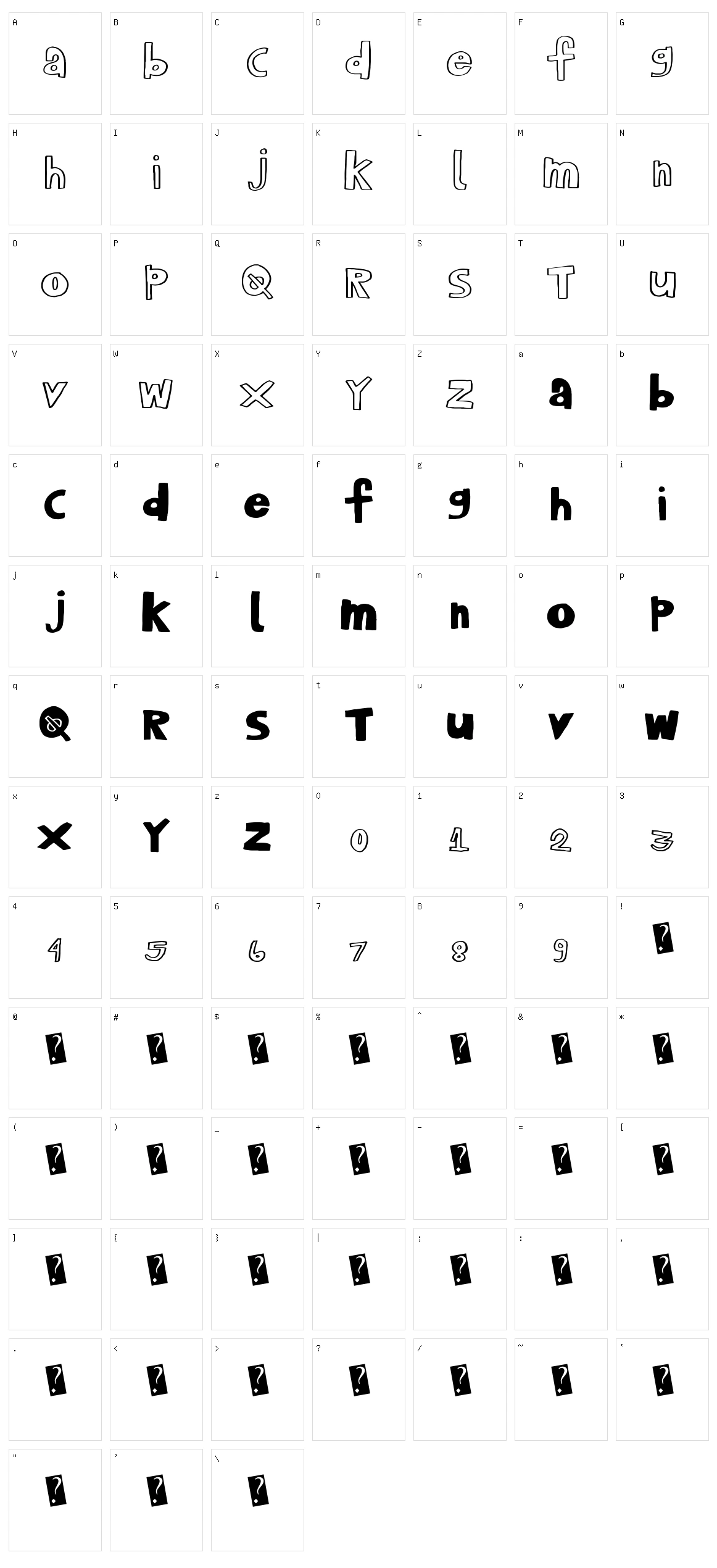 PlayHouse Character Set