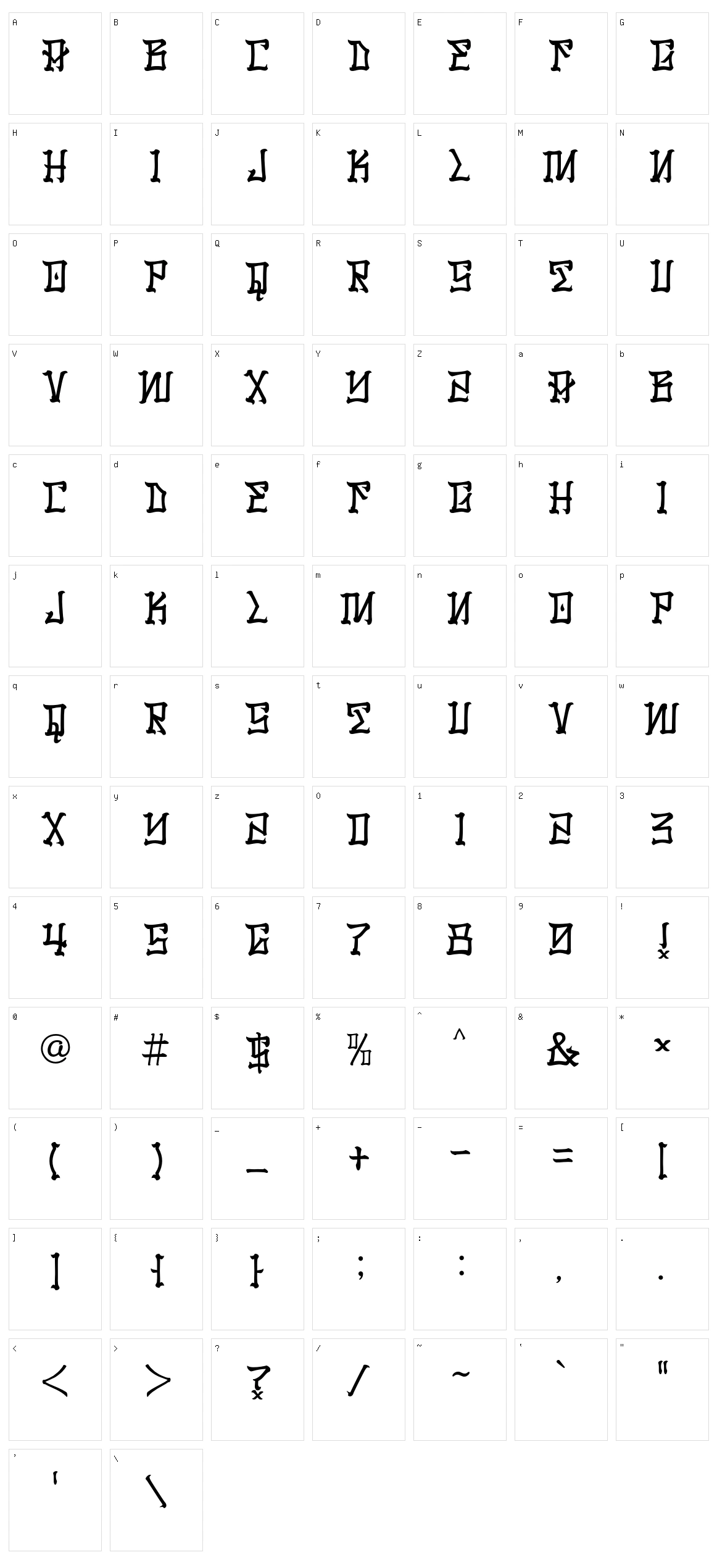 Los Santos Character Set