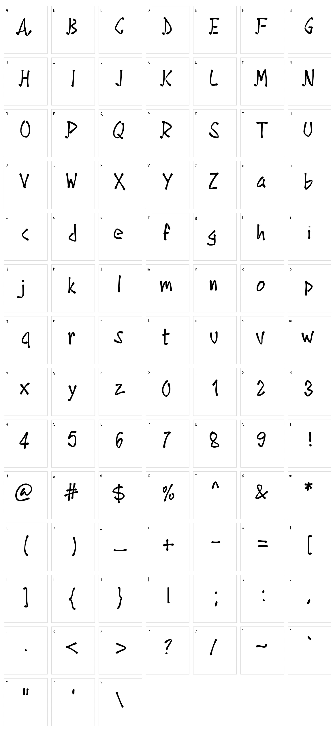 PW Cartoon Marker Character Set