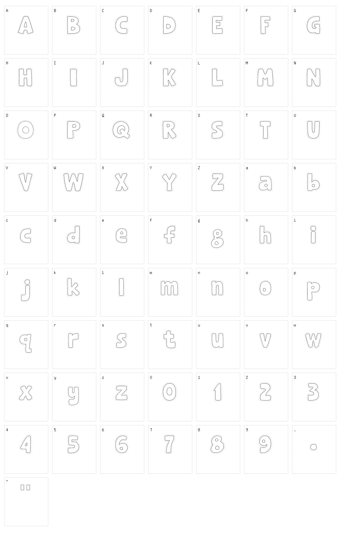 Rabbit Jump Character Set