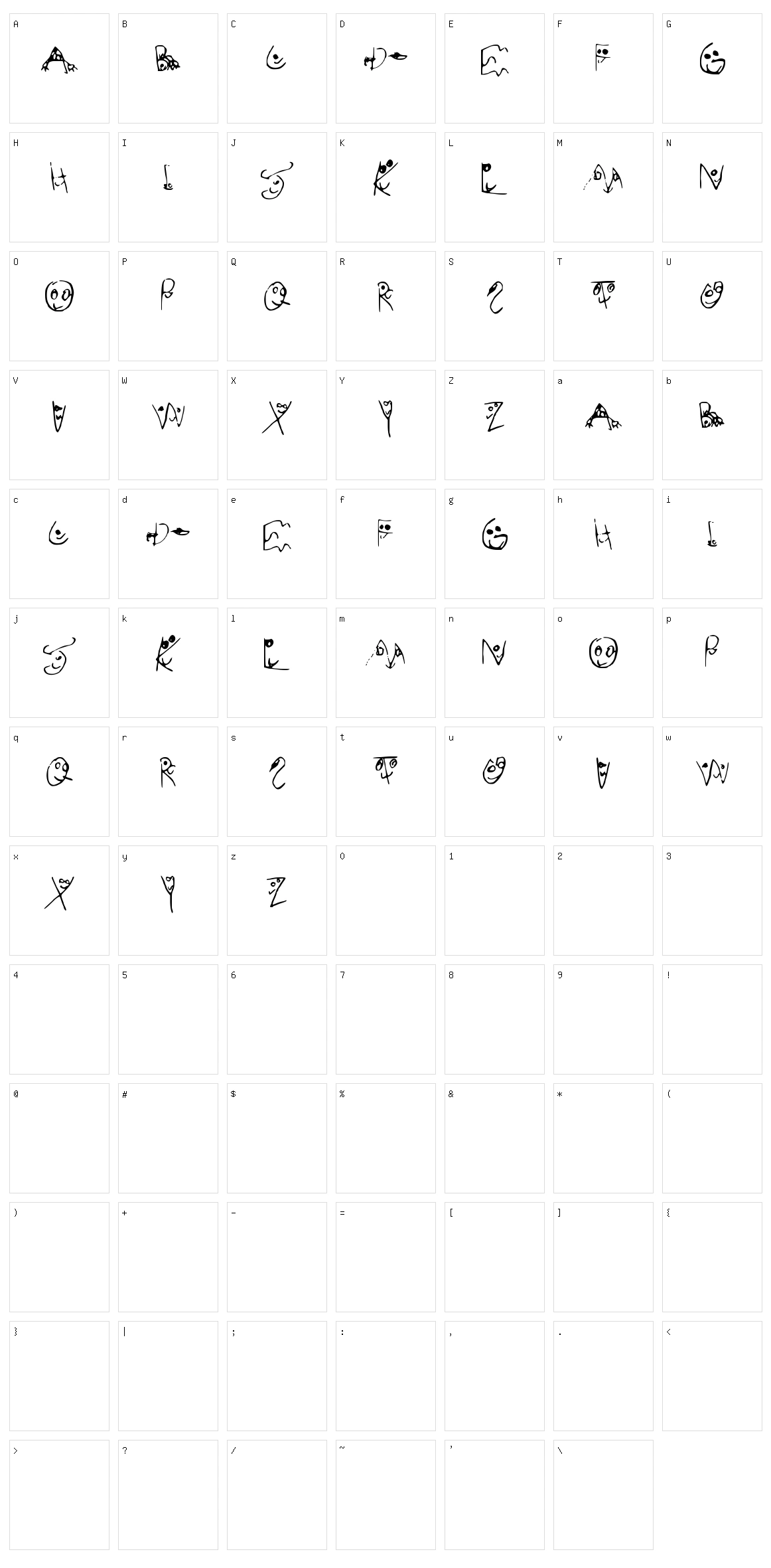 Reddit Face Character Set