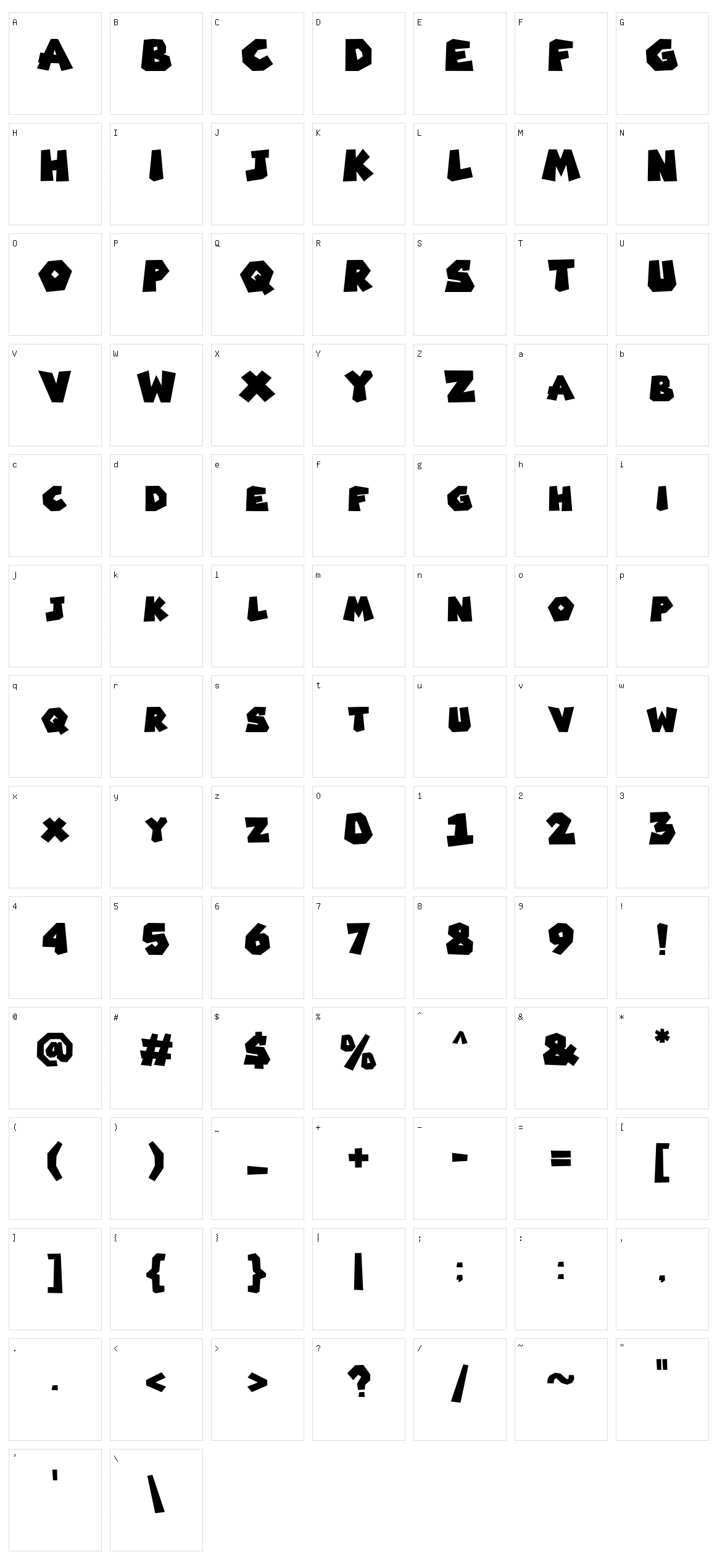 Retro Mario Character Set