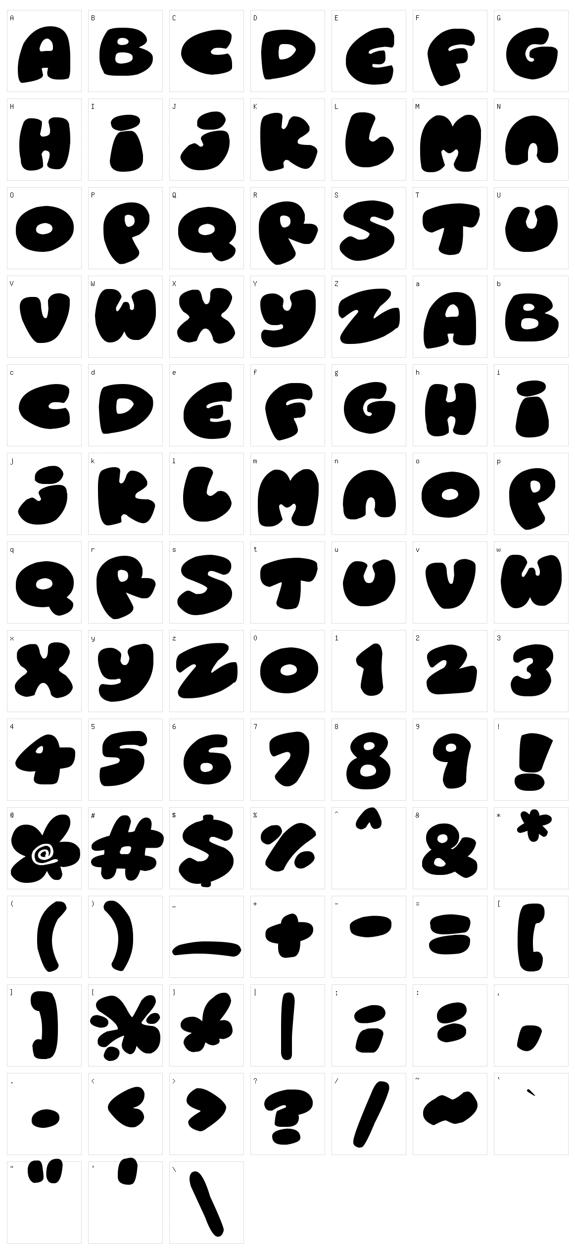 Roundish Toons Character Set