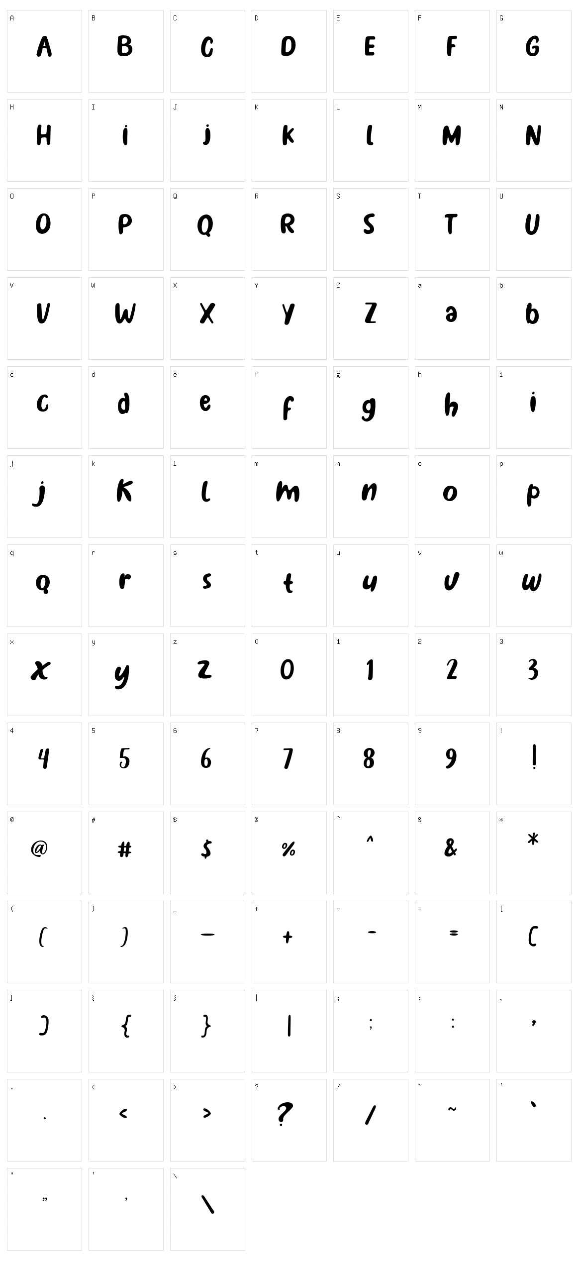 Sakamoto Character Set