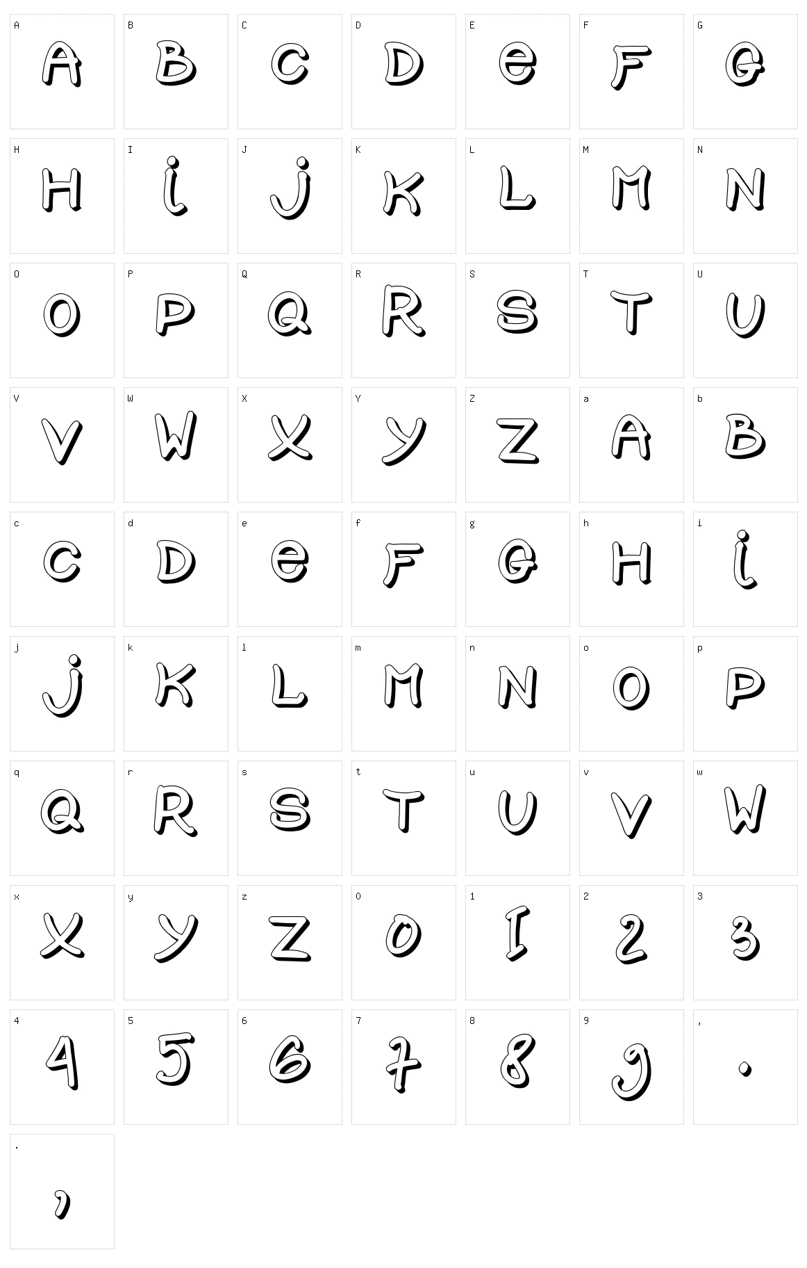 School Character Set
