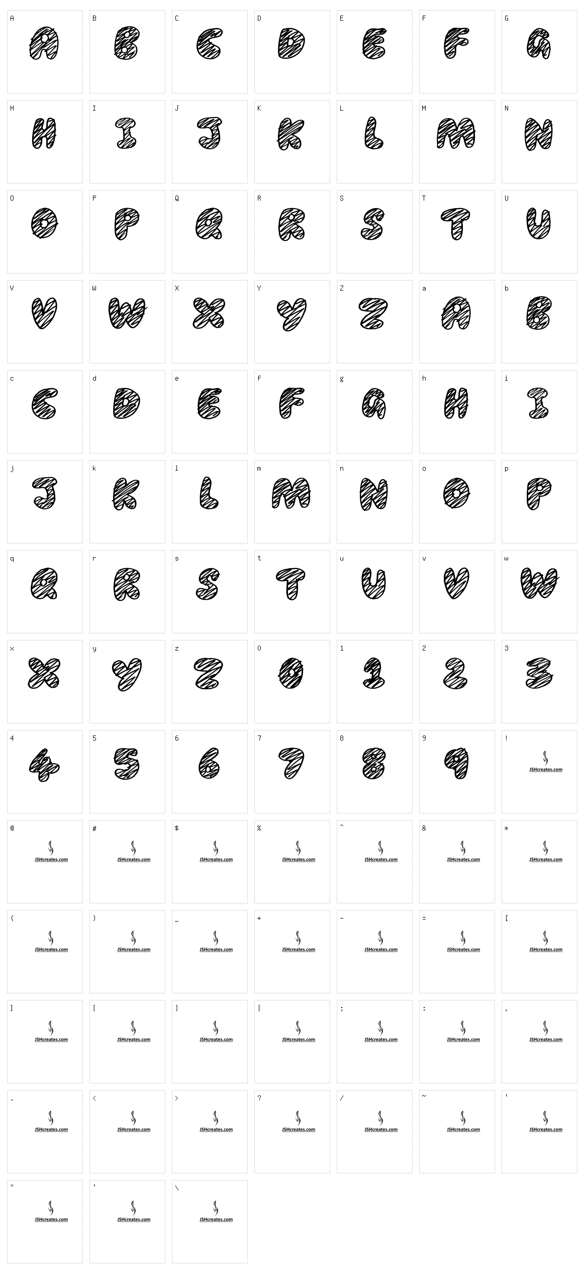 School Year Character Set