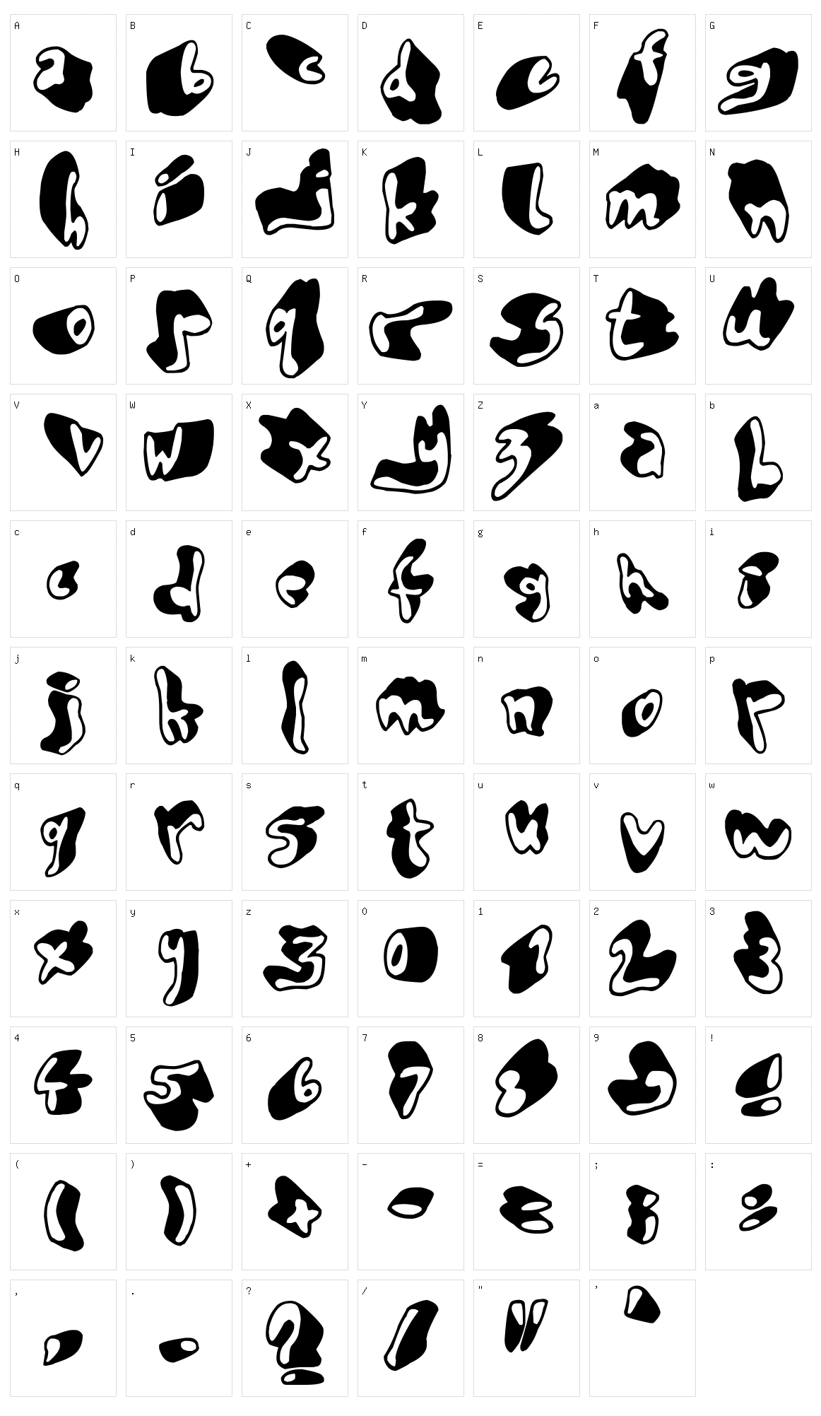 Shadow Mole Character Set