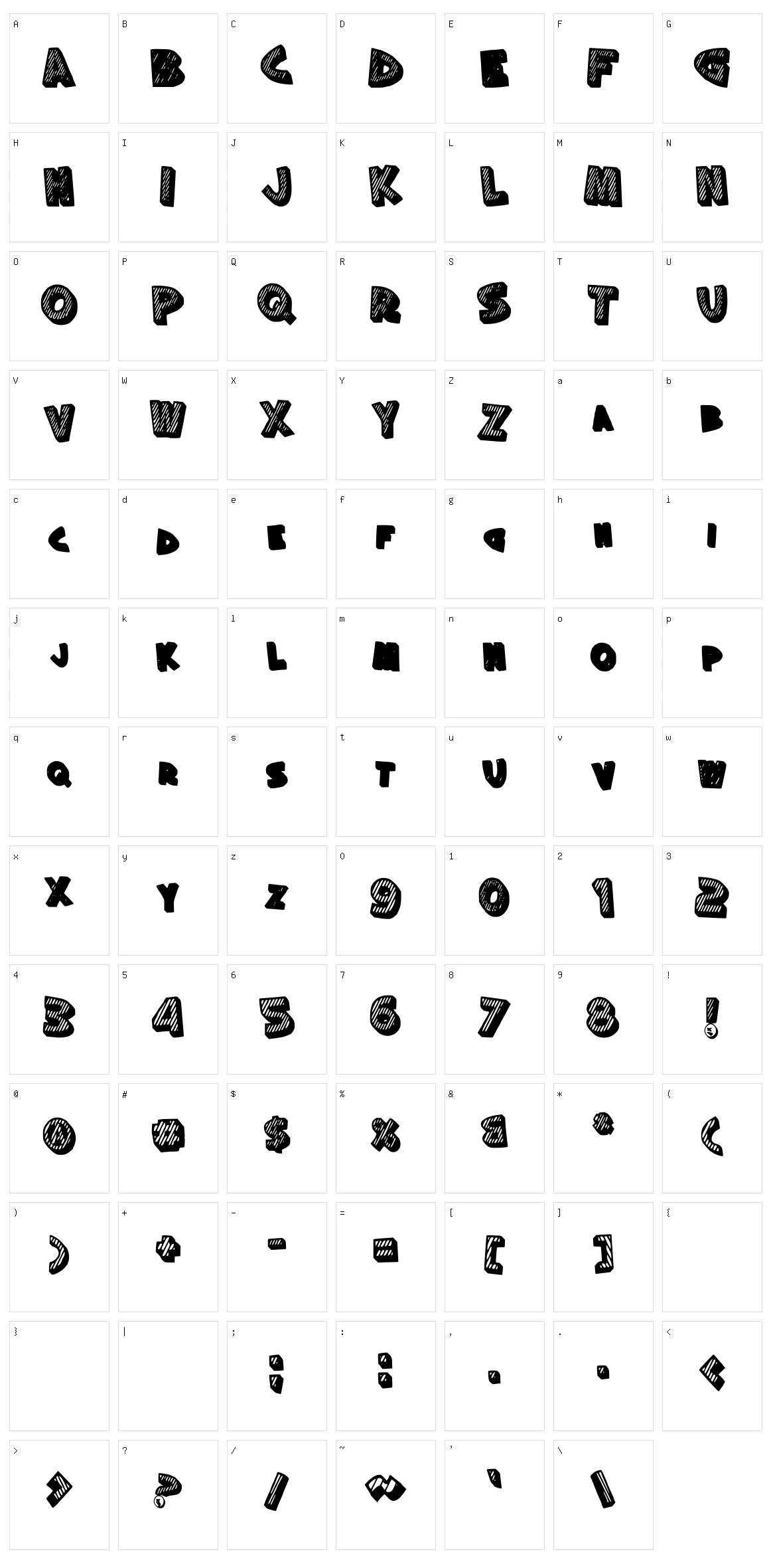 Silly Character Set