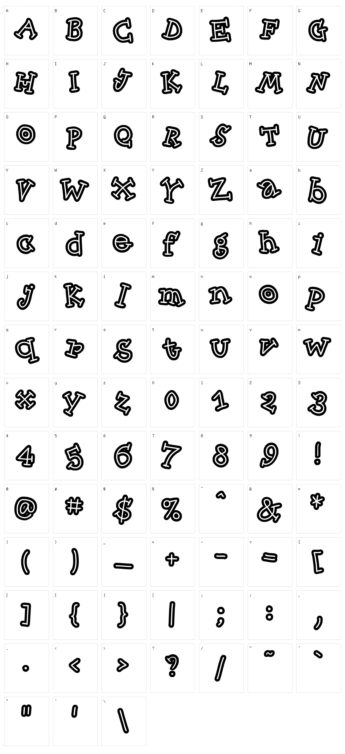 Skinny CapKick Character Set