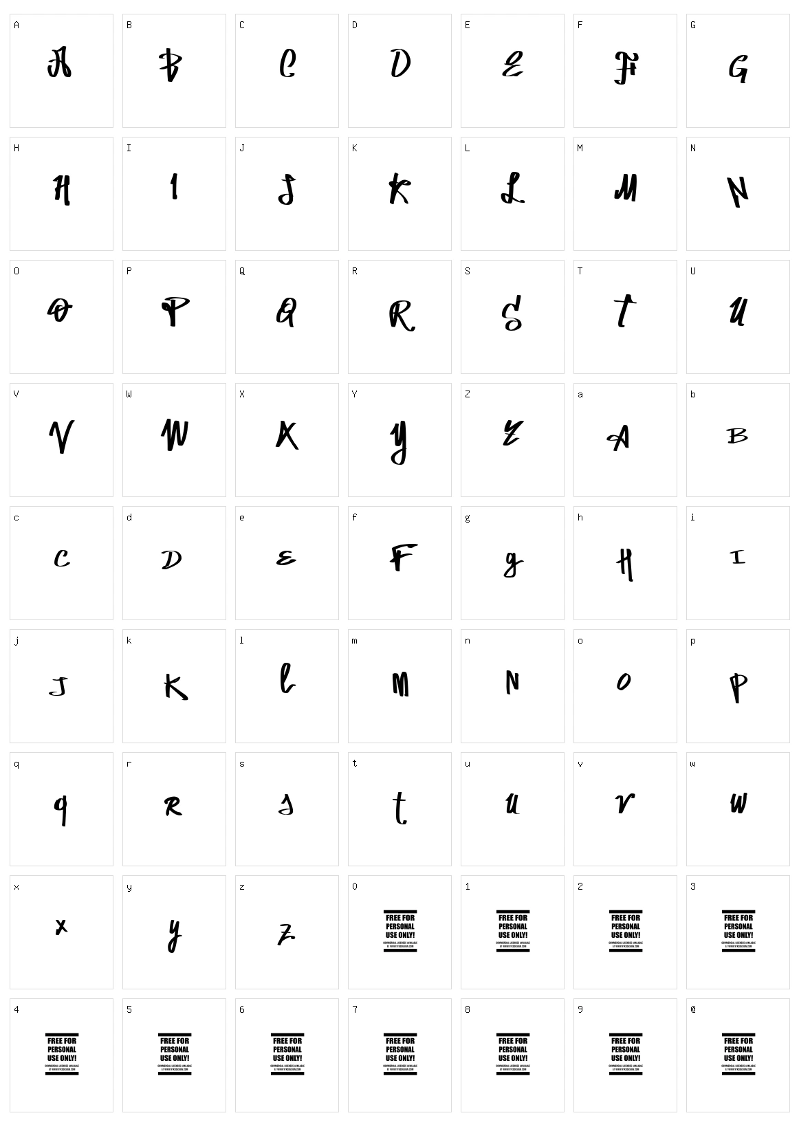 Vtks Street Vision Character Set
