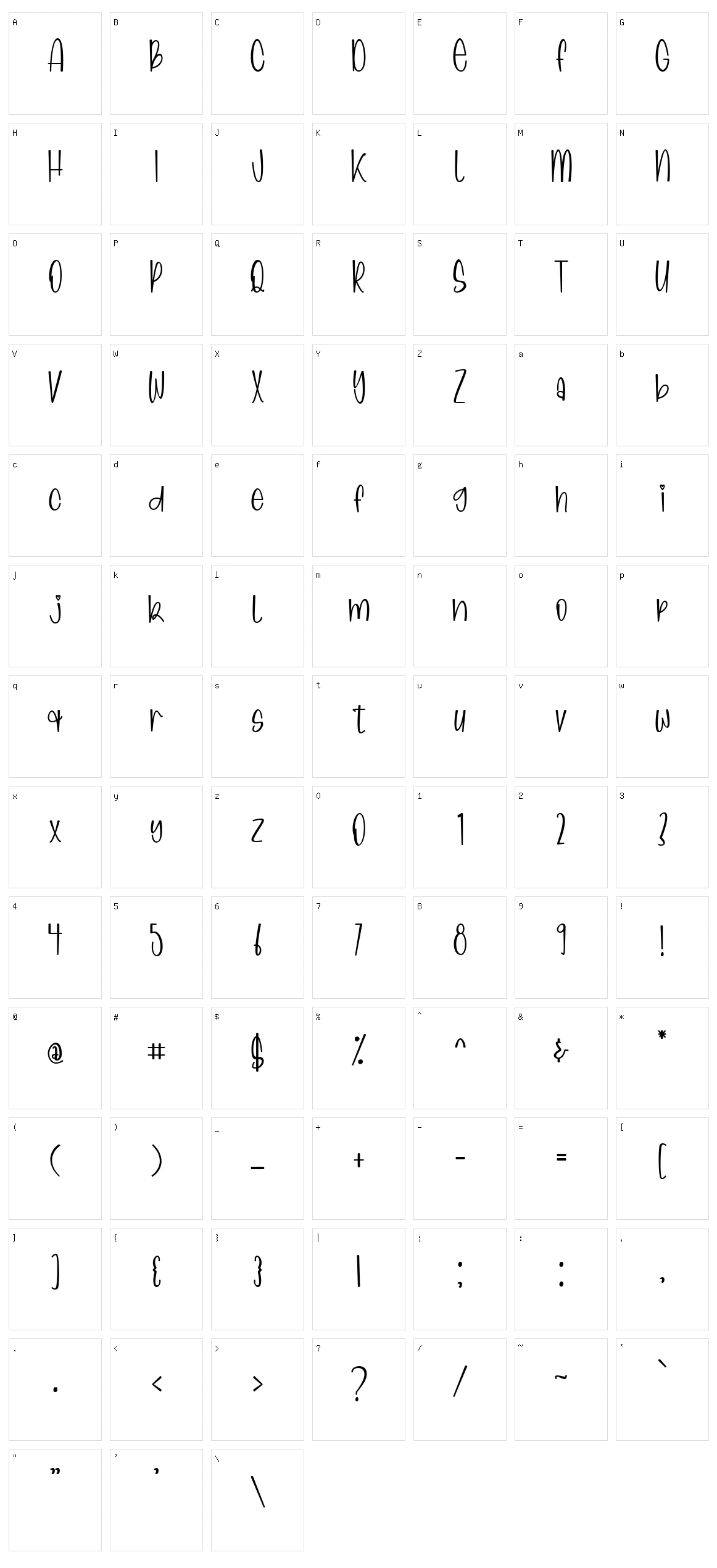 Smart student Character Set