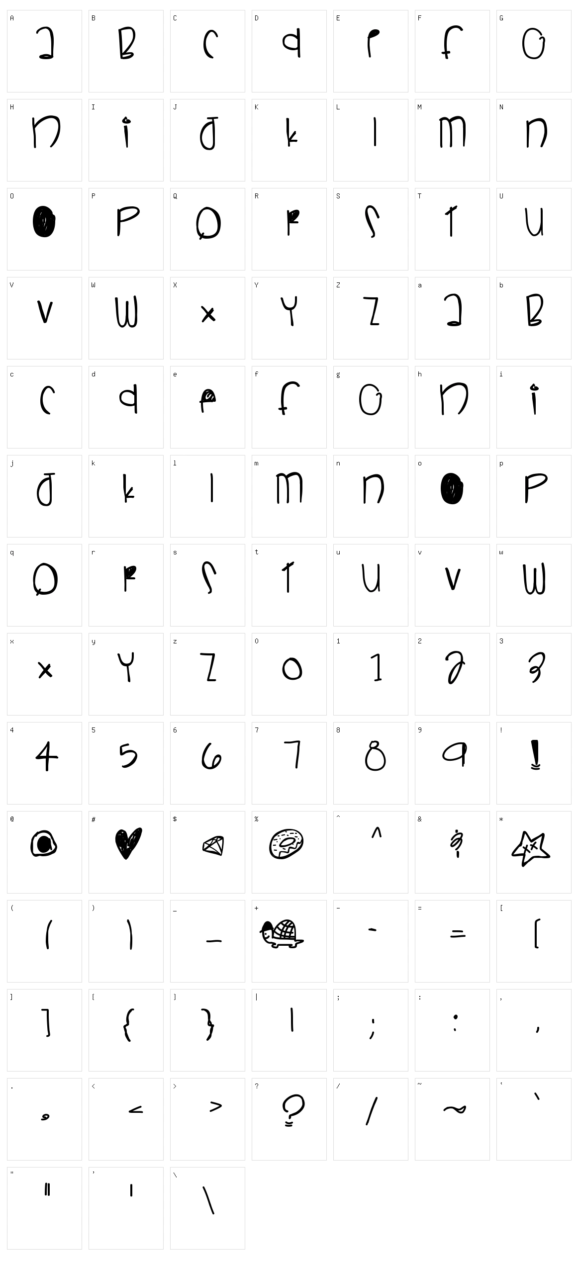 Sneaky Boy Character Set