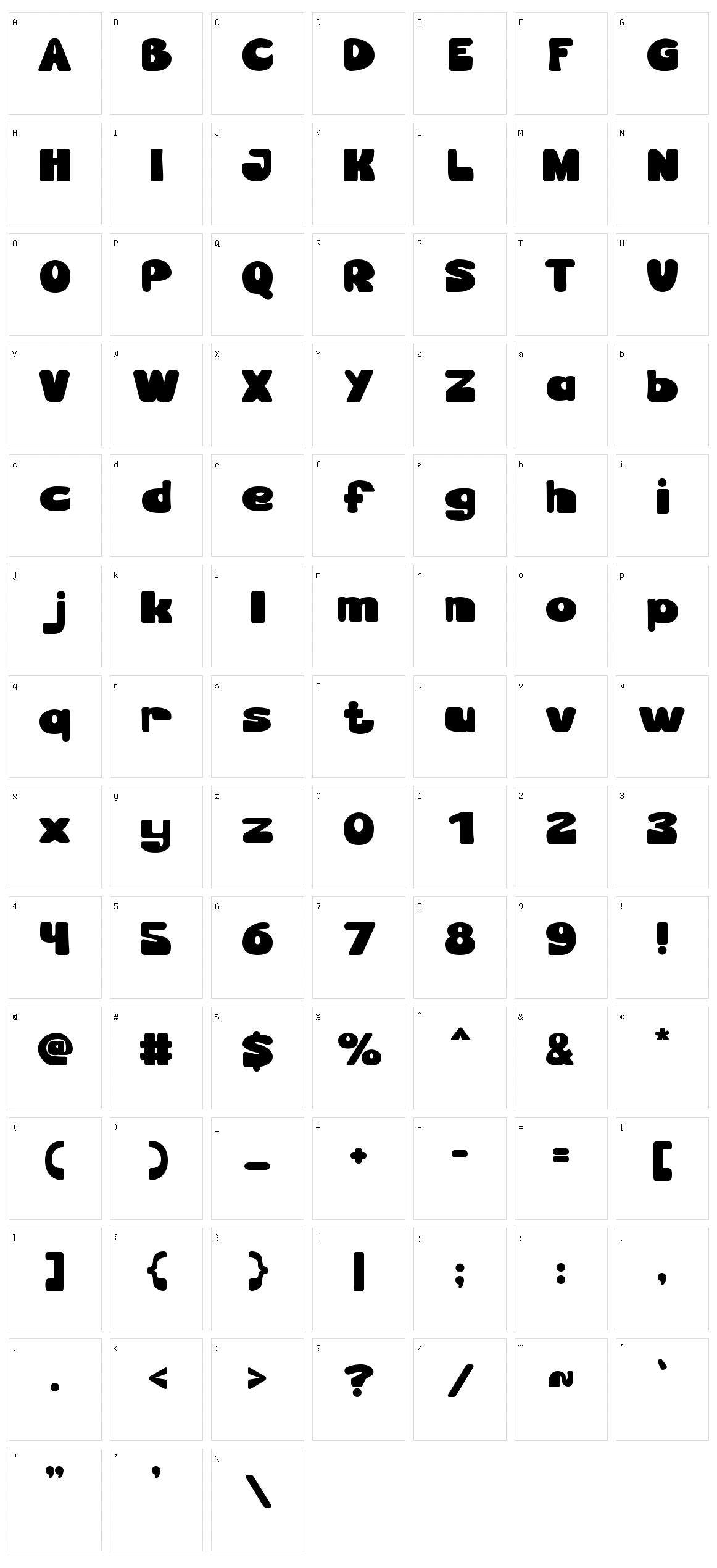 Socmed Badge Character Set