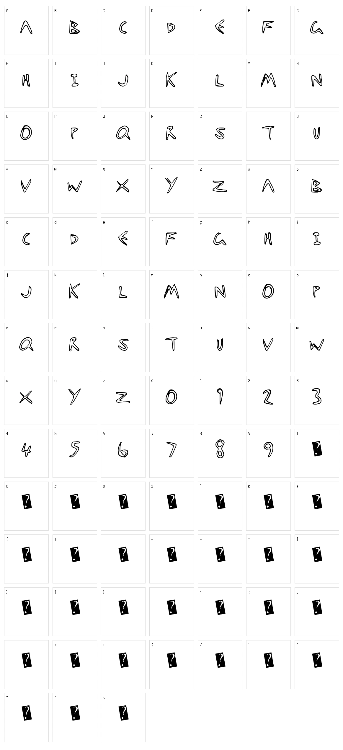 Star Fishy Character Set