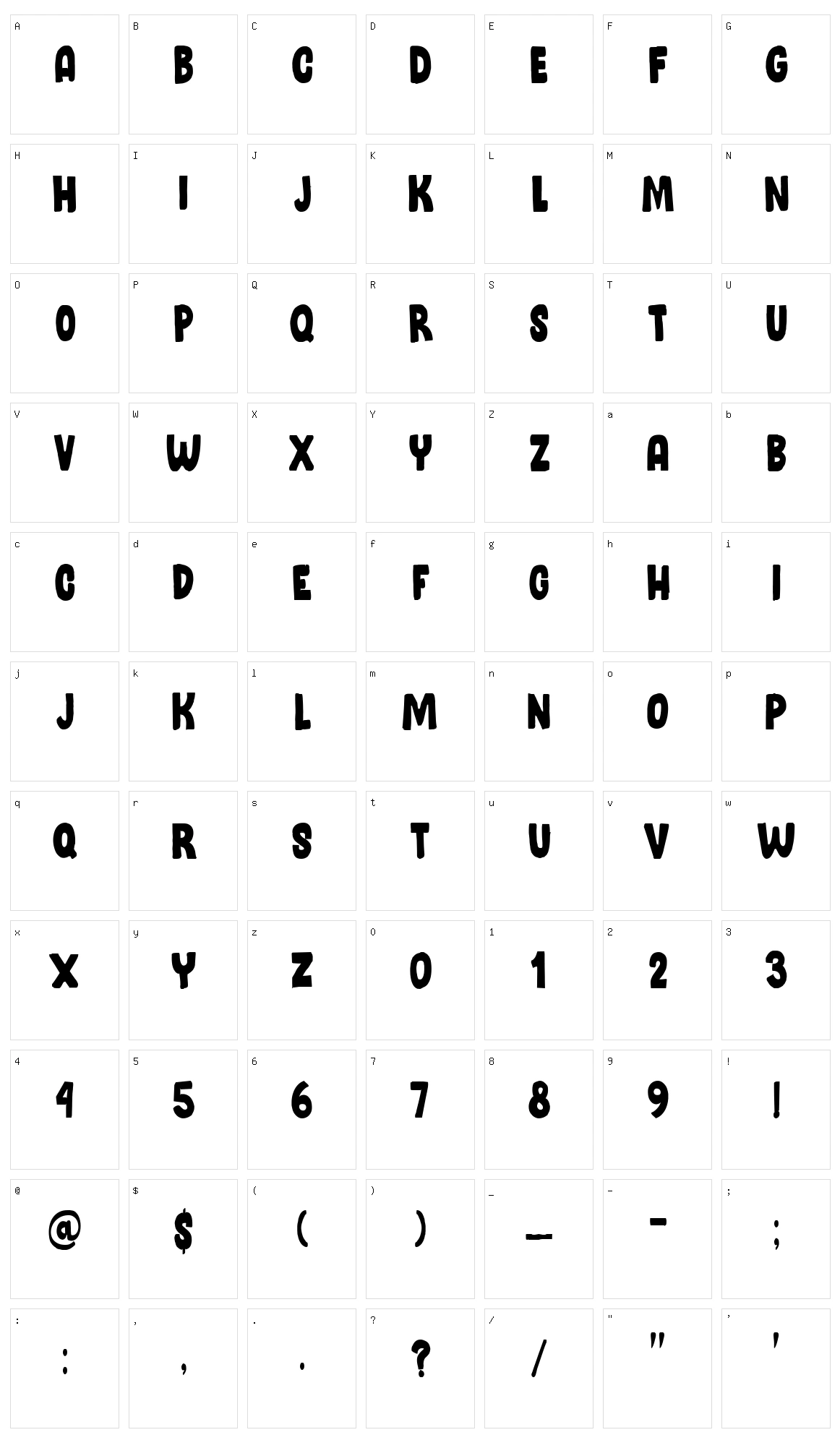 State Holiday Character Set
