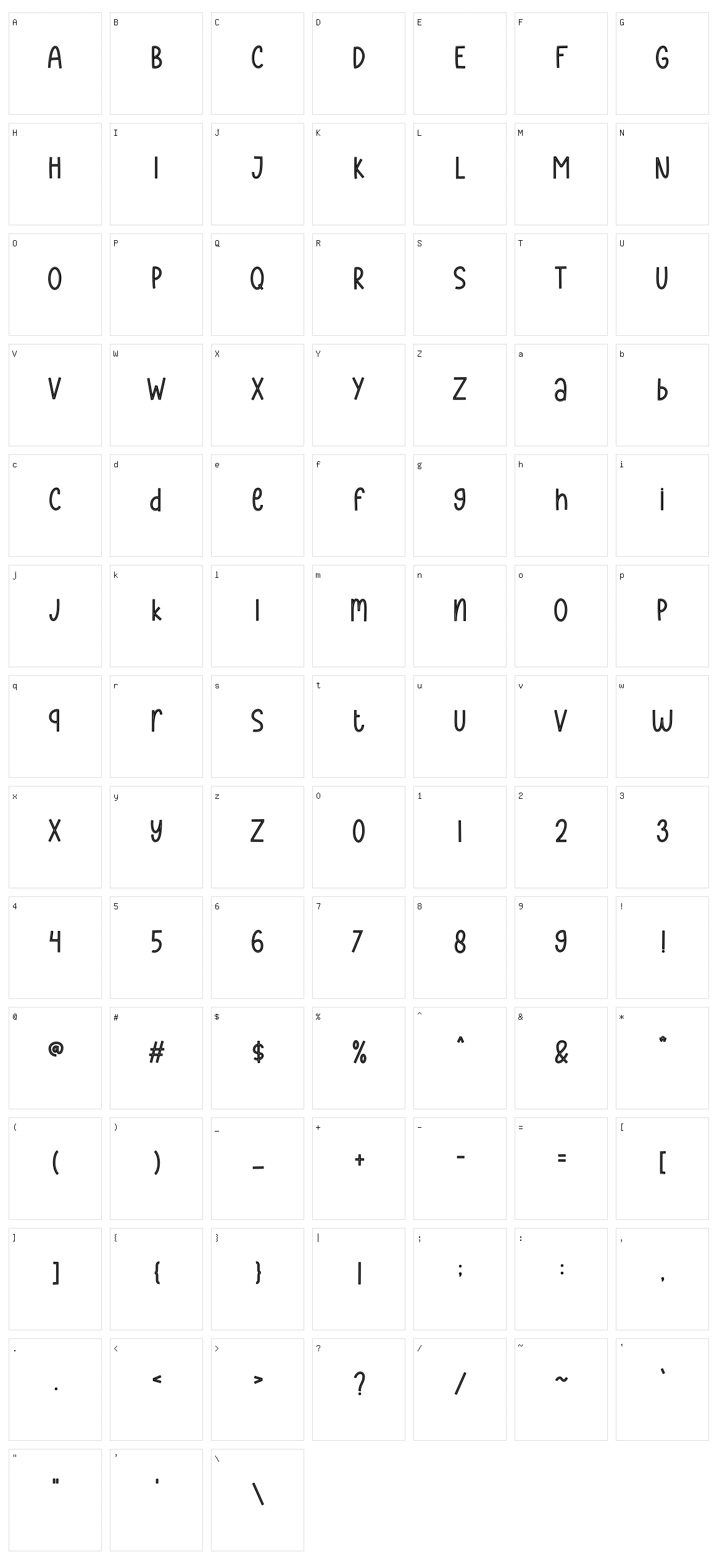 Stay Kind Character Set