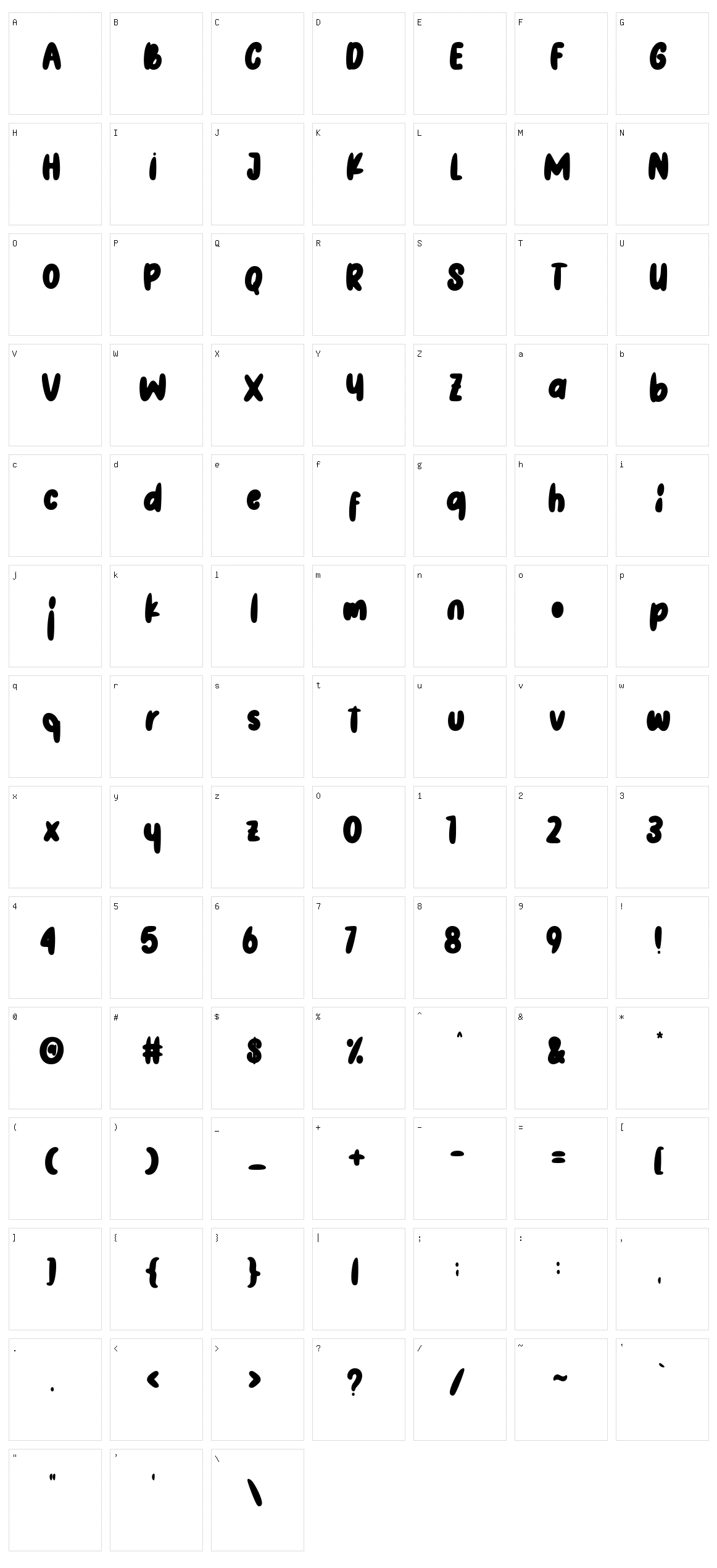 Sugar Mill Character Set