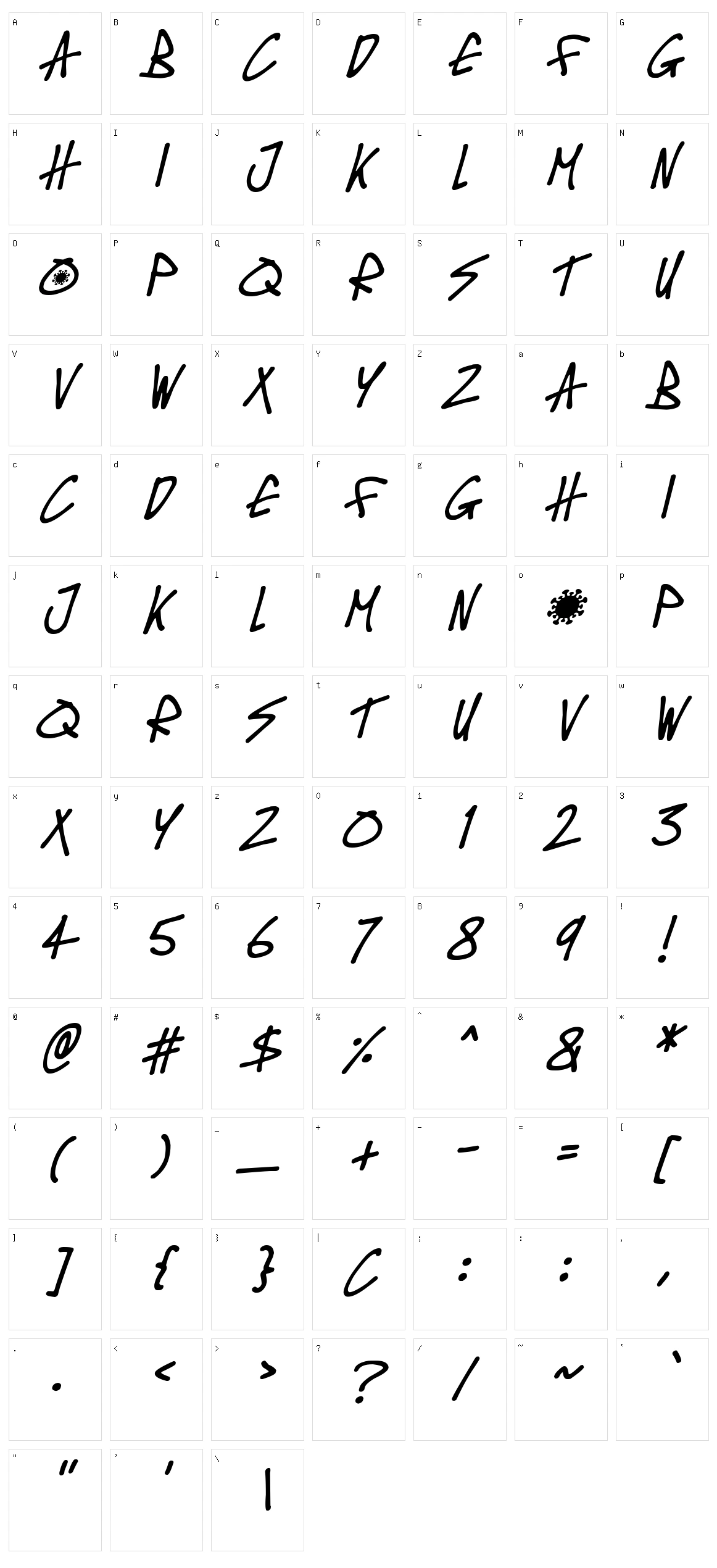 Covid-19 Contagion Character Set