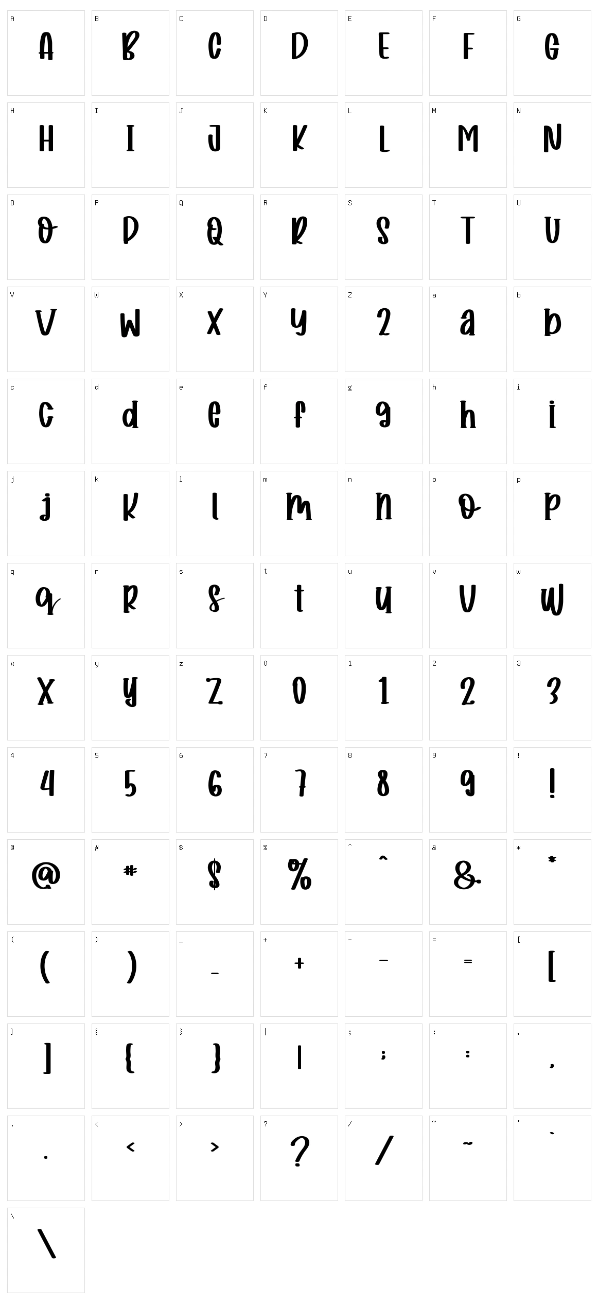 Sweett And Cheerful Character Set