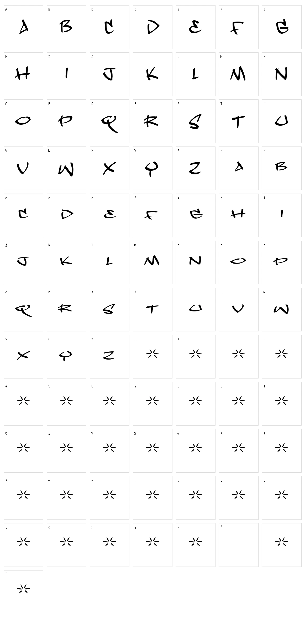 Dope Jam Character Set