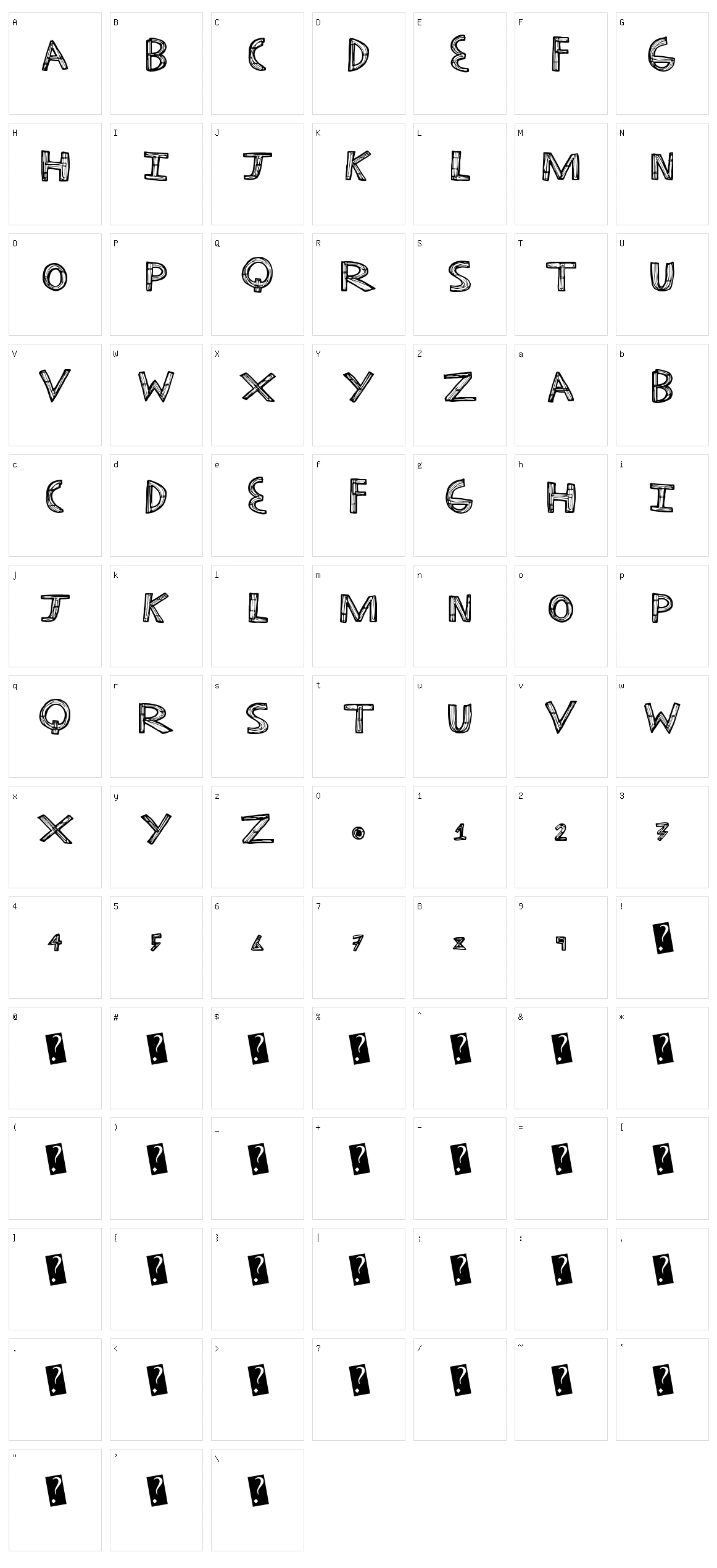 Tech Haus Character Set