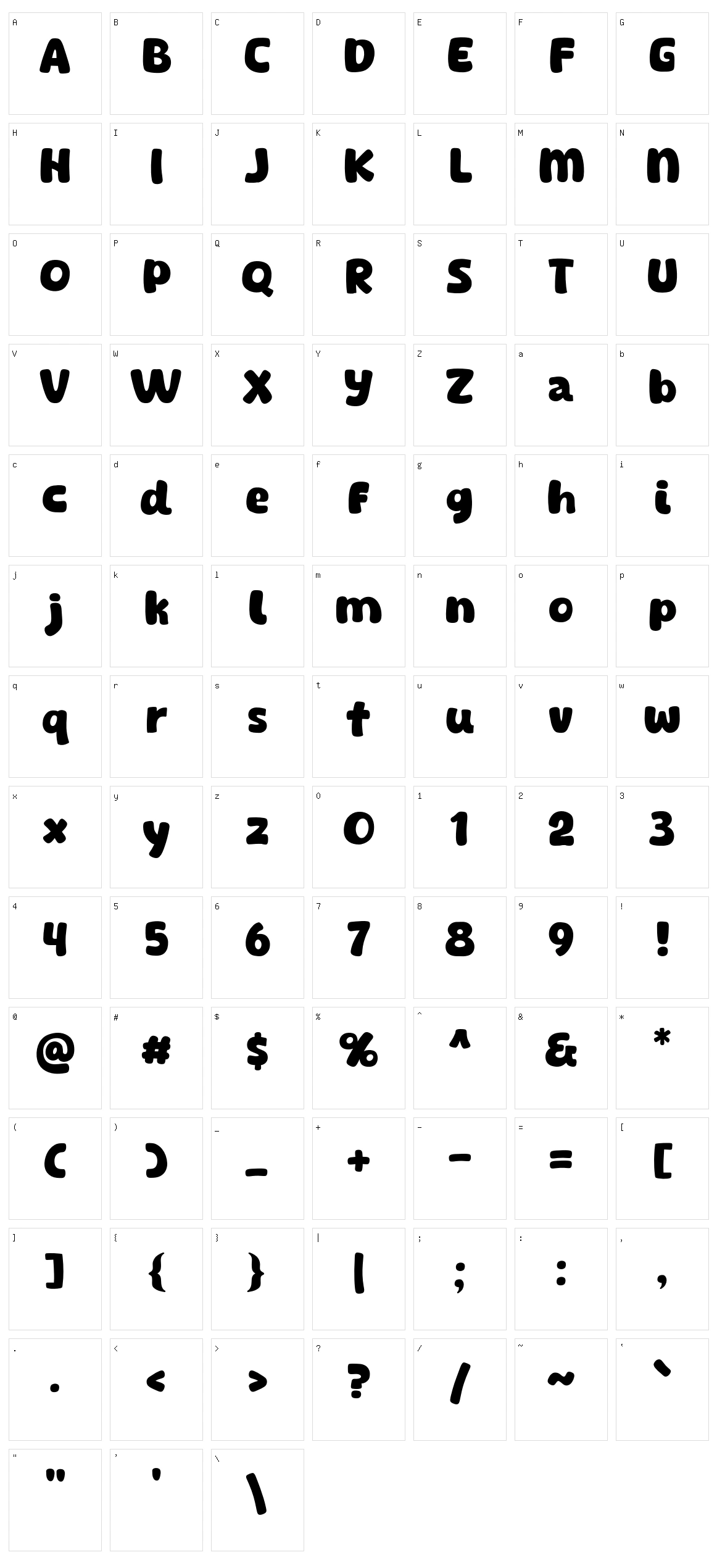 The Fruit Star Character Set