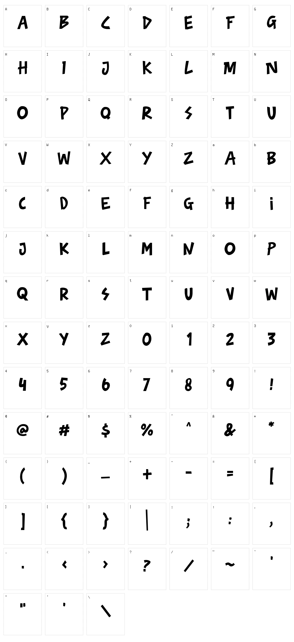 The Prison Character Set