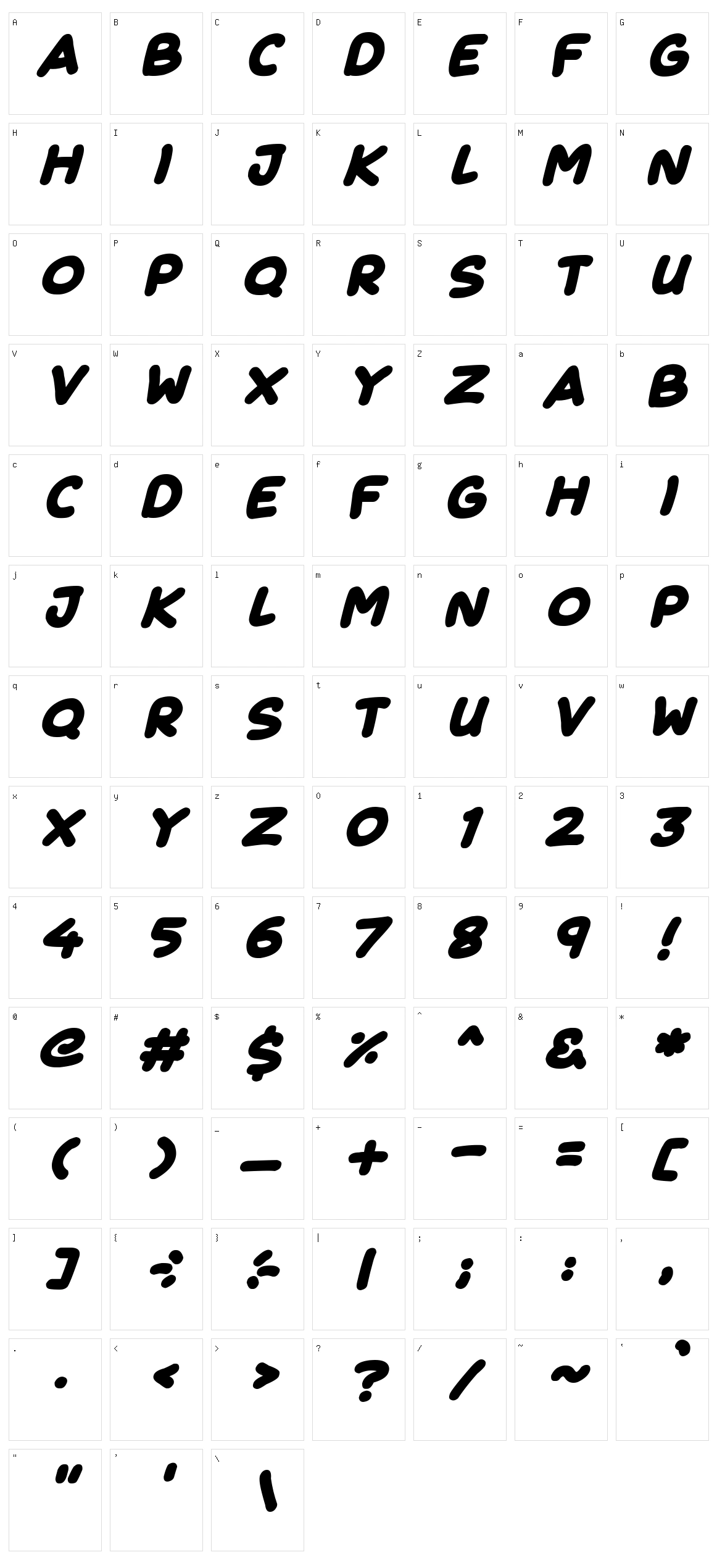 To Japan Character Set