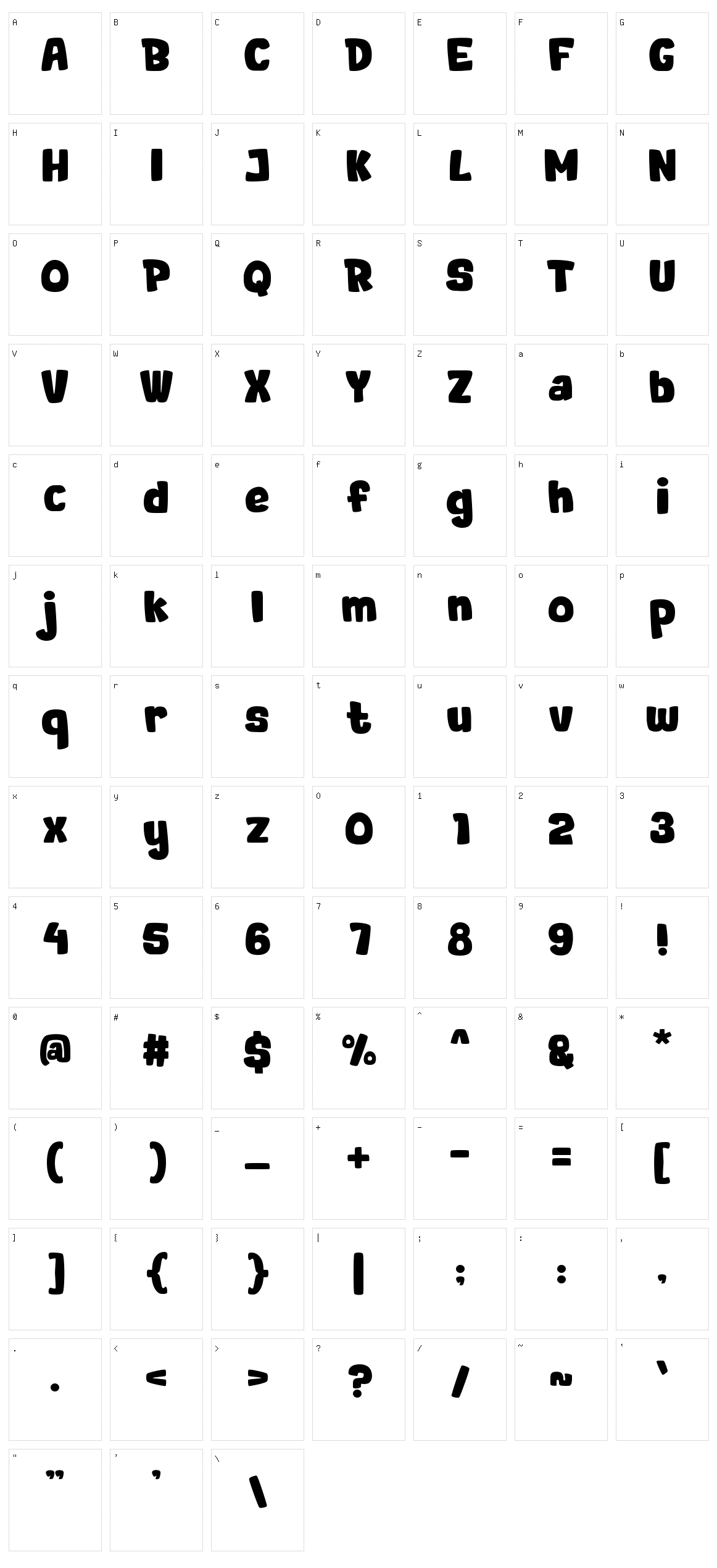 Toadler Character Set