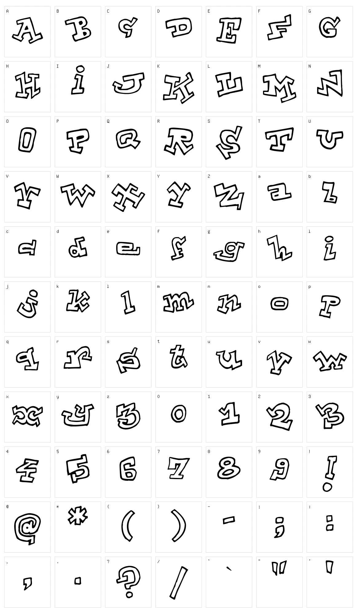 ToonLand Character Set
