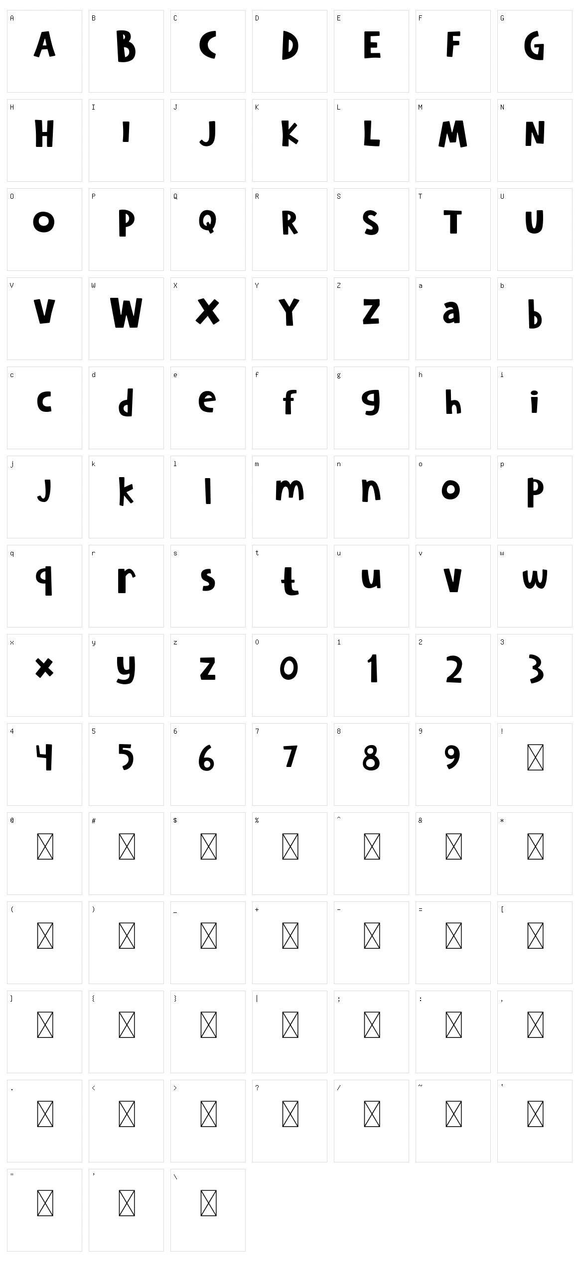 Travelnesia Character Set