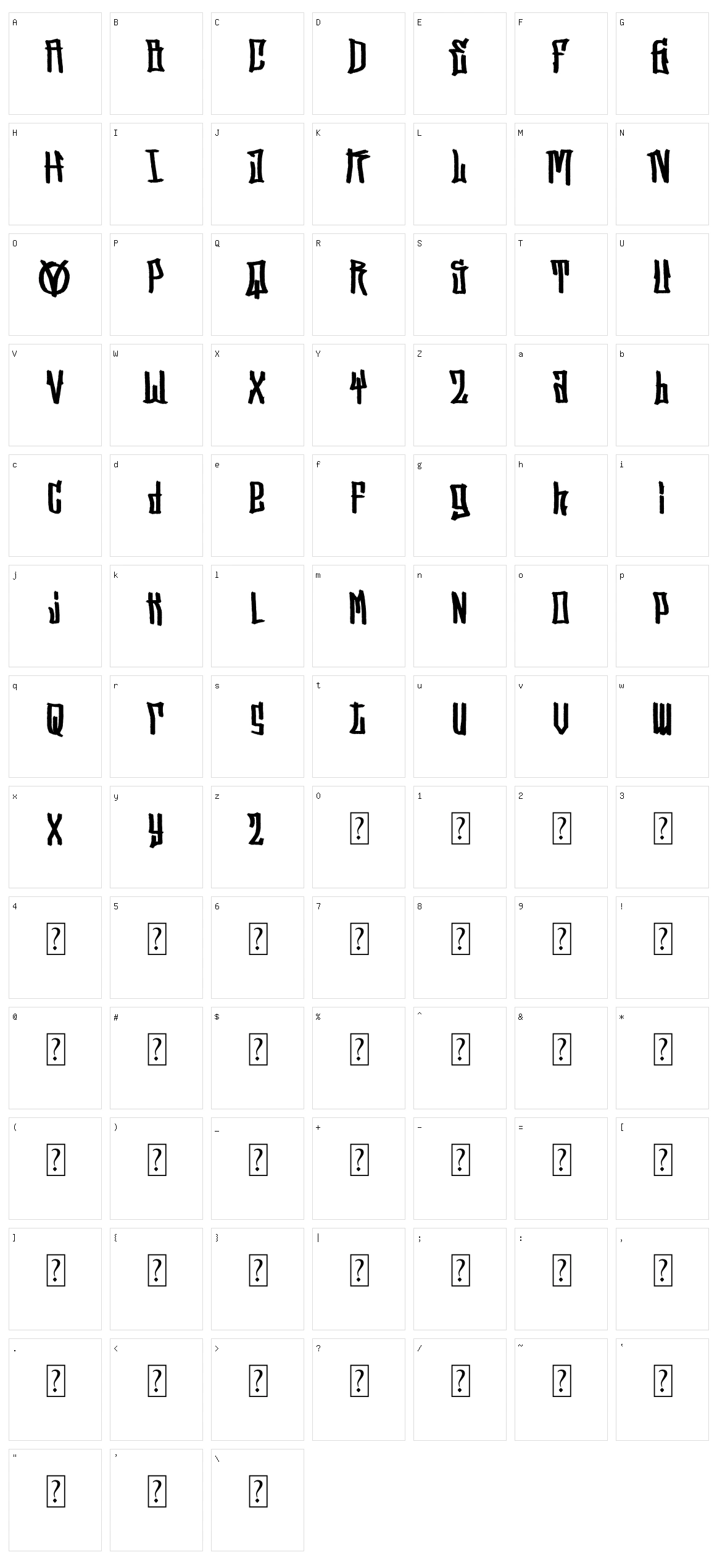 Street Vendetta Character Set