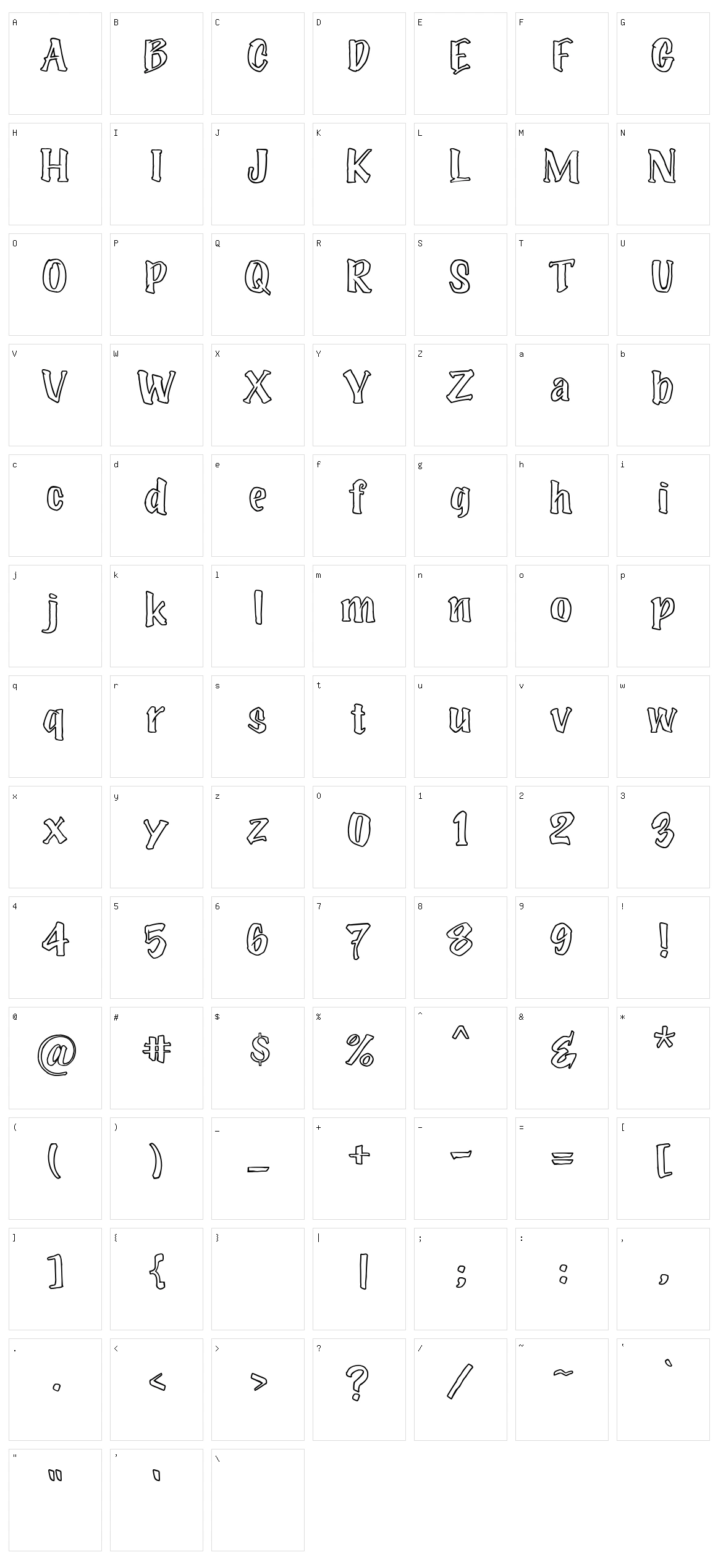Viva Calcium Character Set