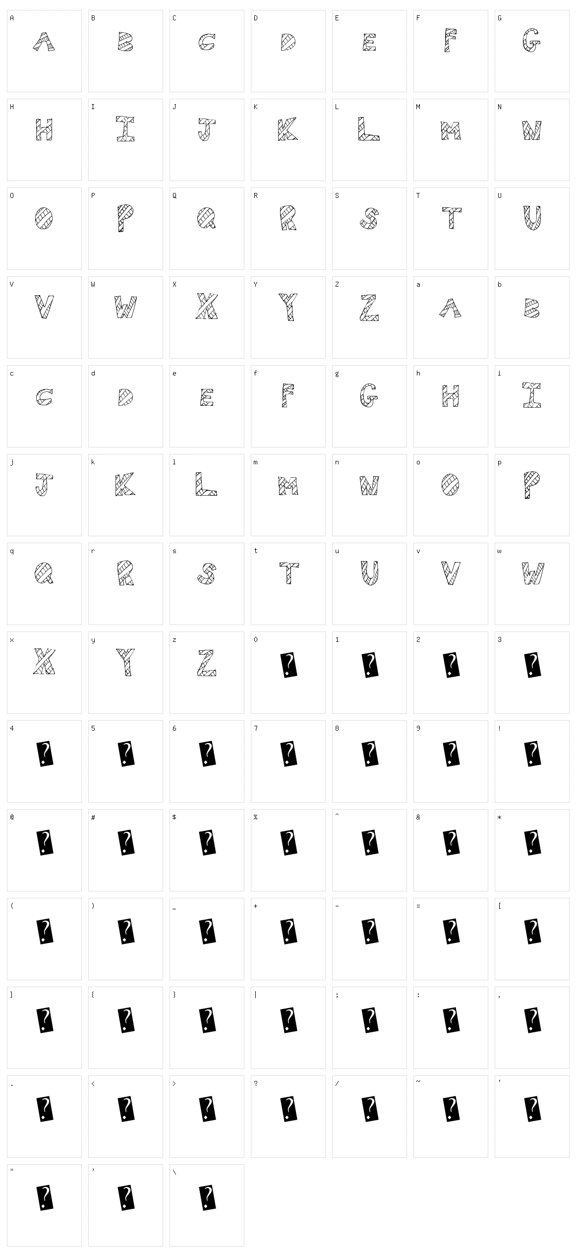 WallFresh Character Set