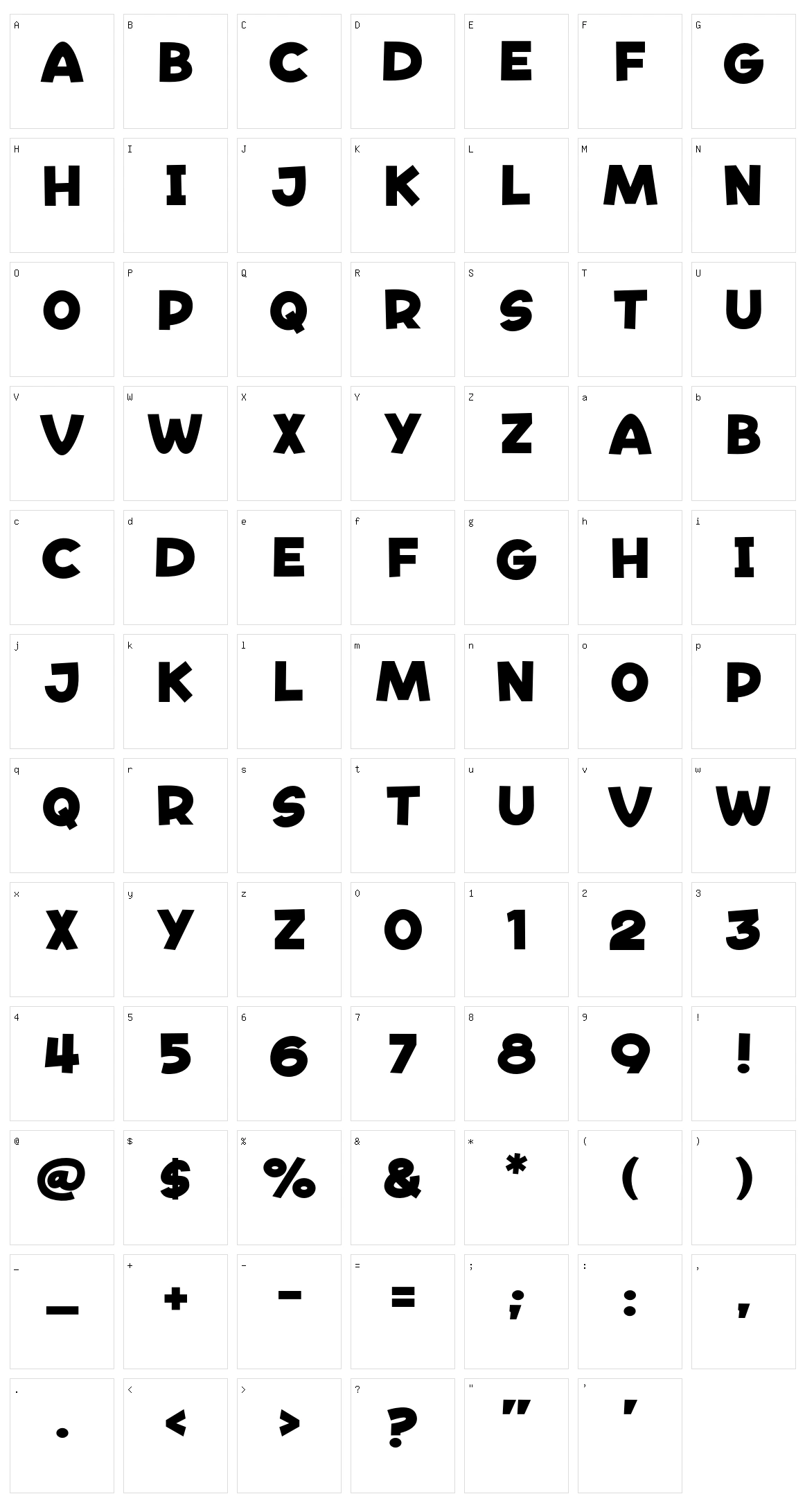 Wheat Smile Character Set