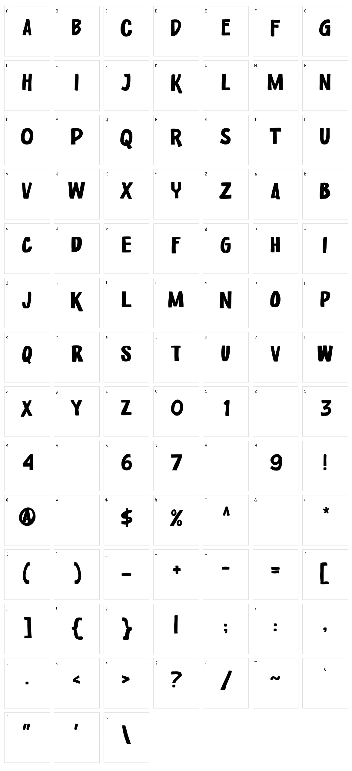 Worker Class Character Set