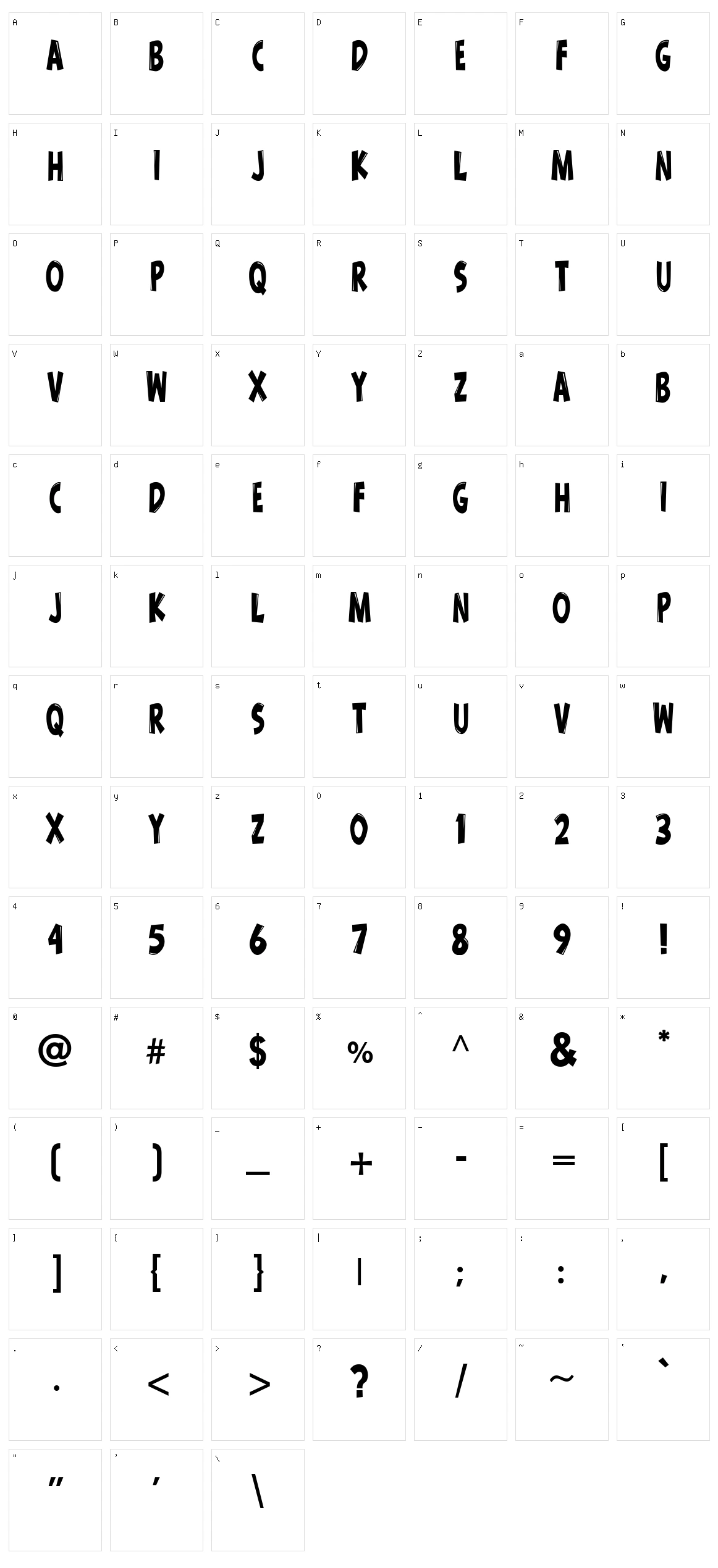Wow Emezing Character Set