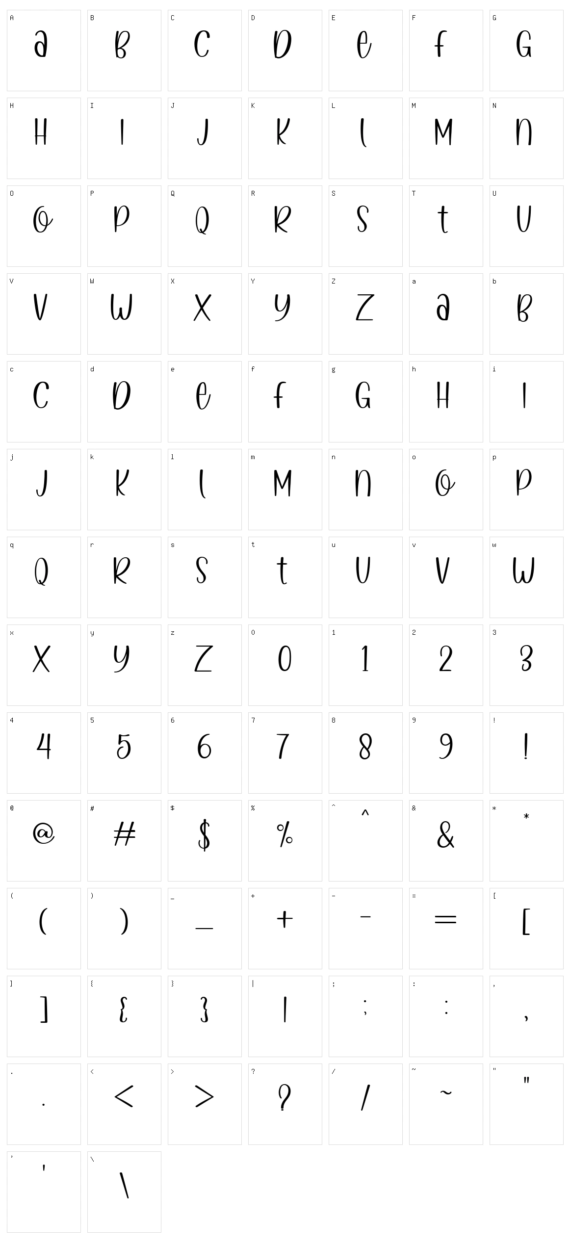Yellow Monkey Character Set