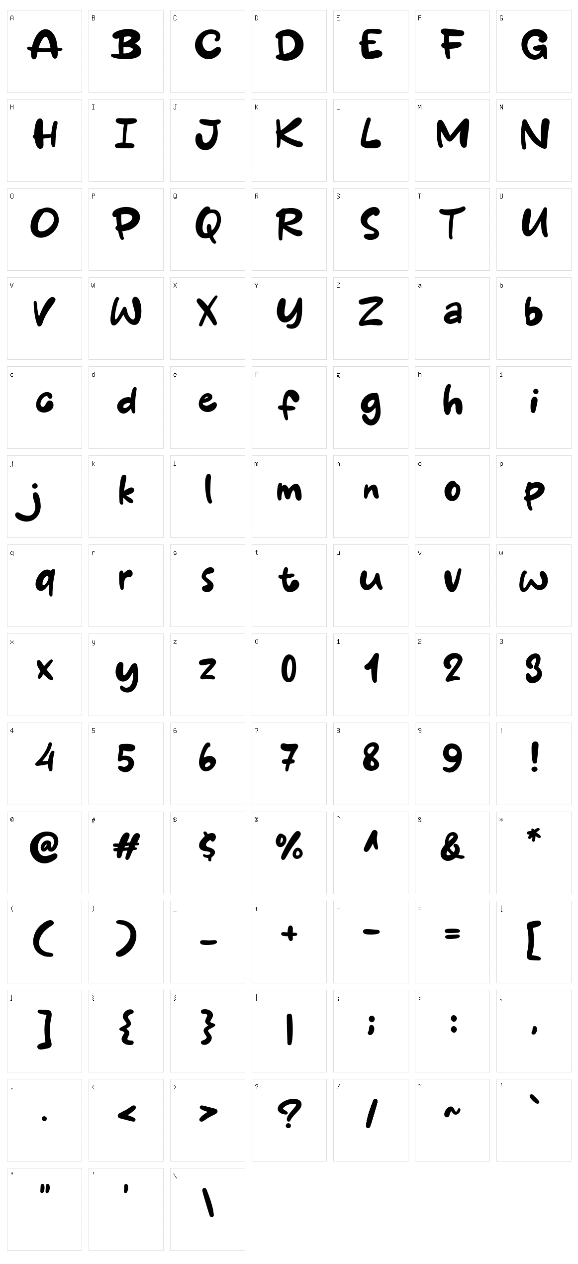 Yok Puasa Character Set