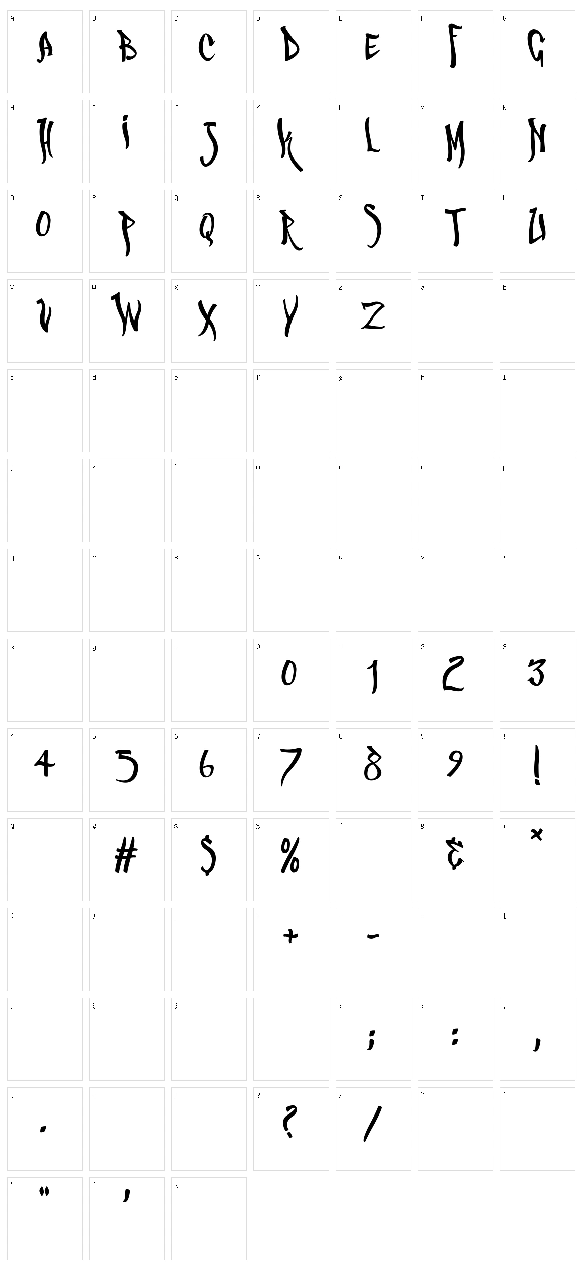 Urban Fresh Air Character Set