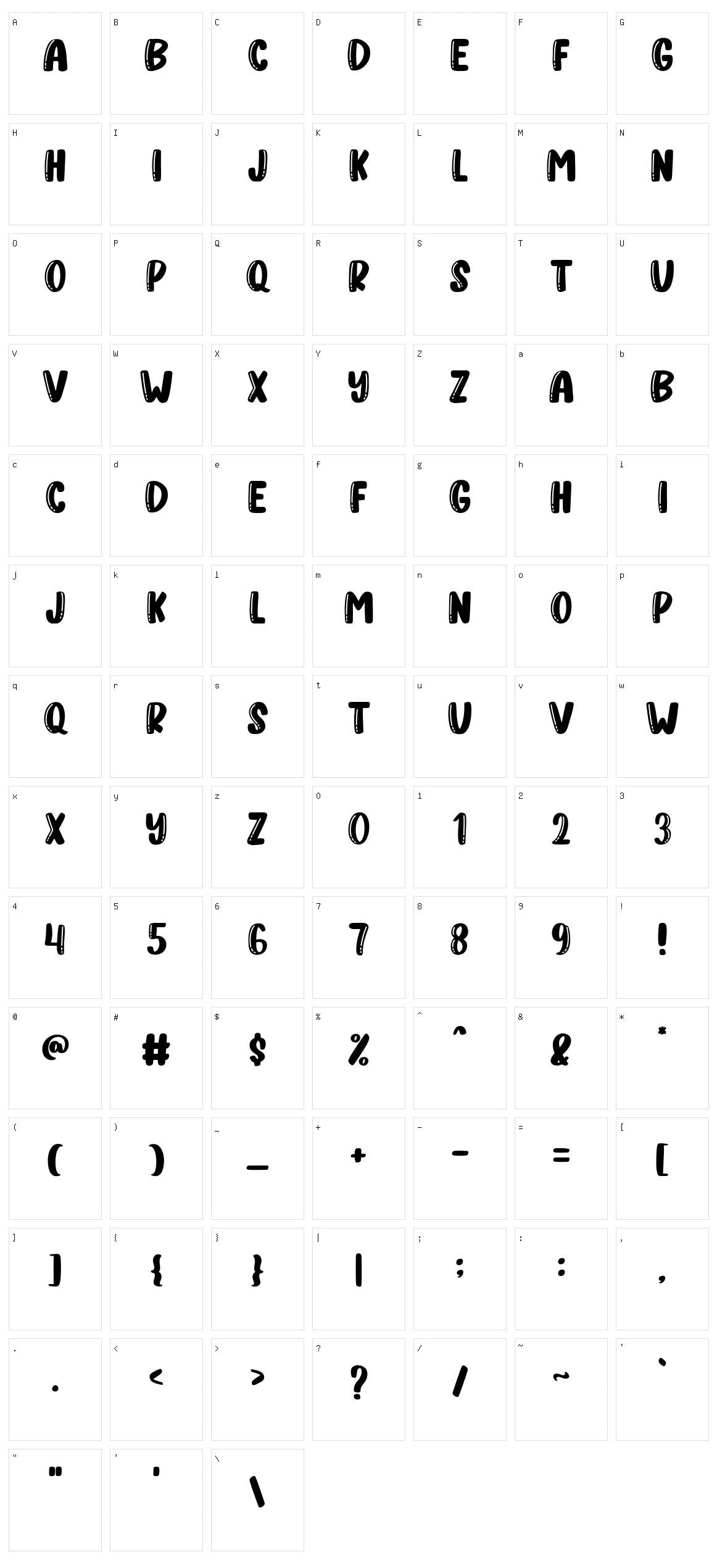Zhinsk Character Set