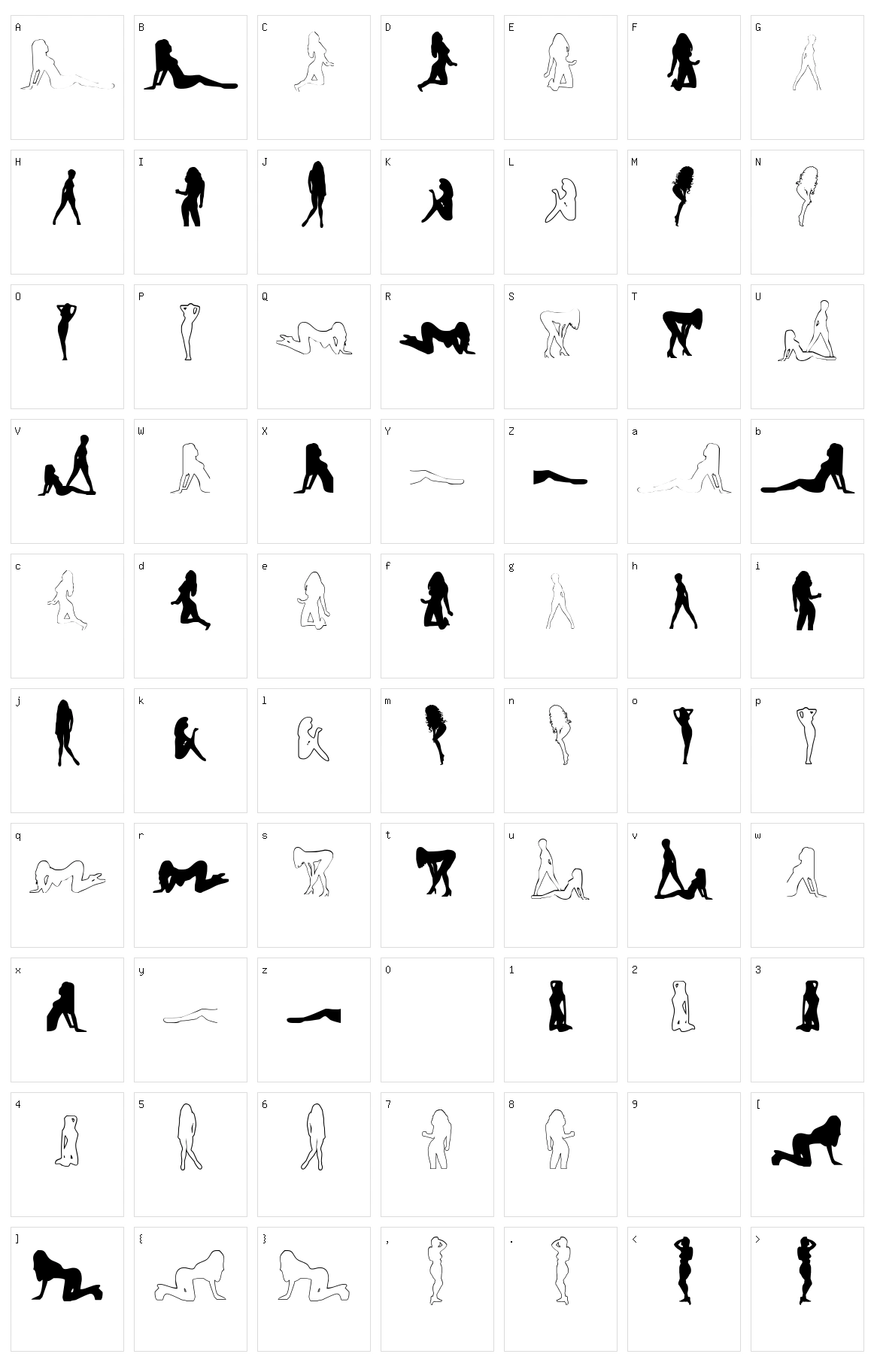 Babe alicious  Character Set