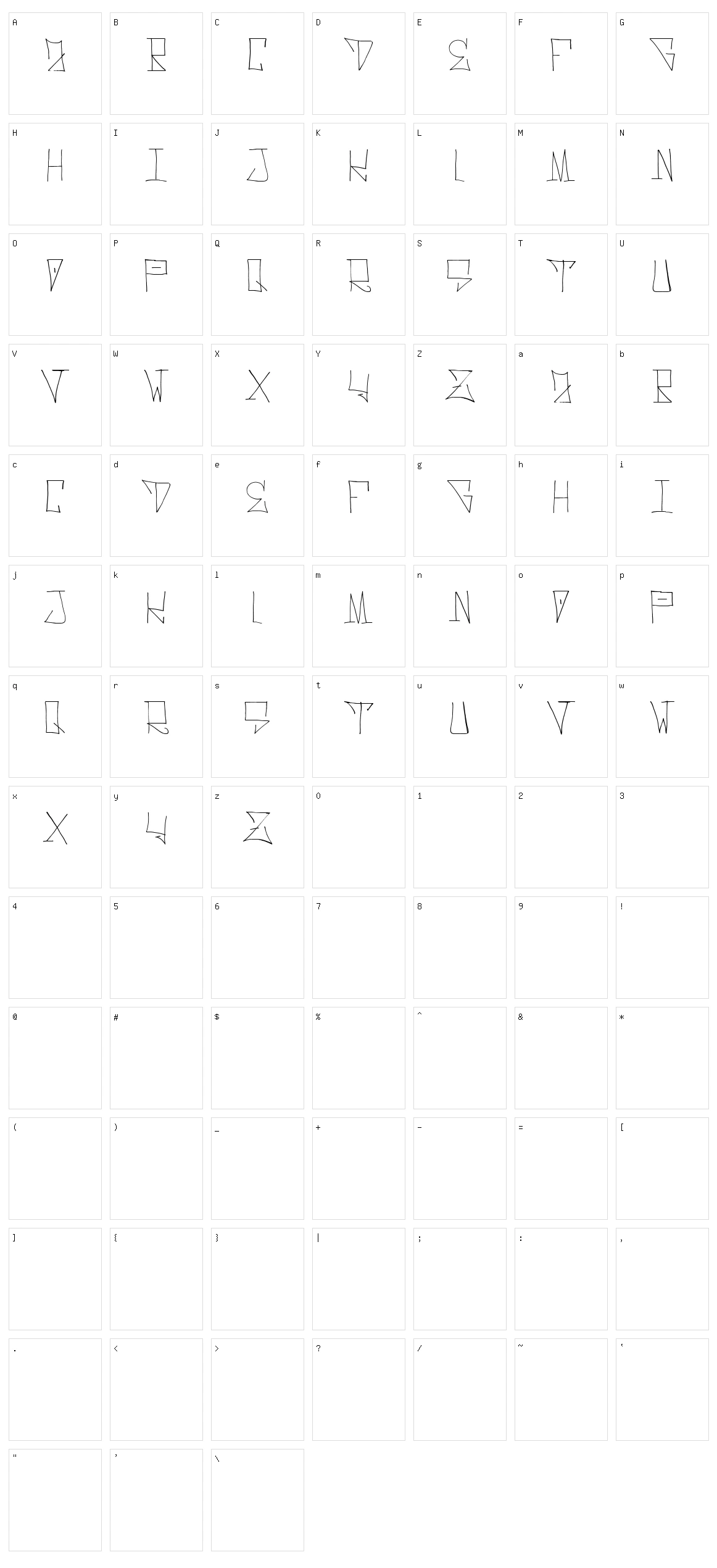 Destiny Character Set
