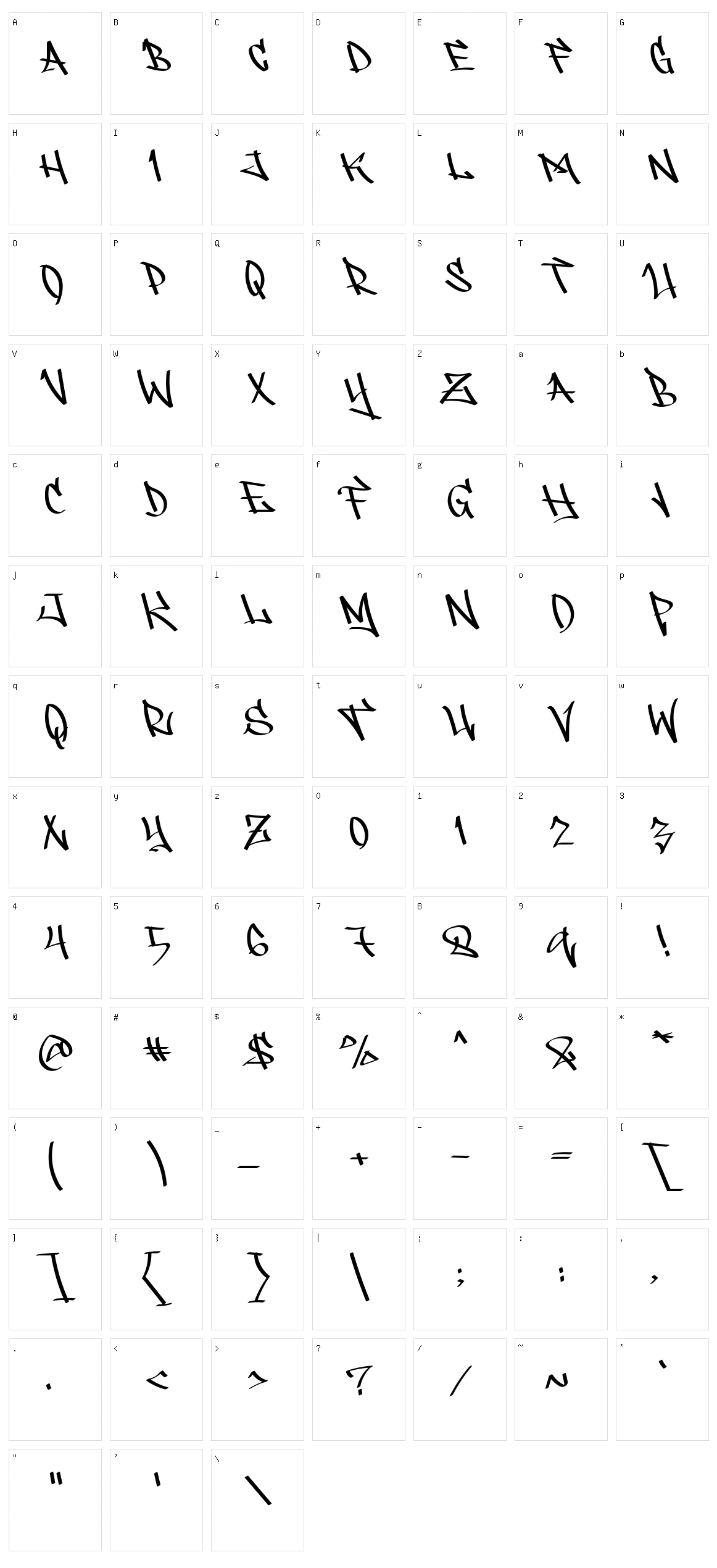 Rebelious Character Set