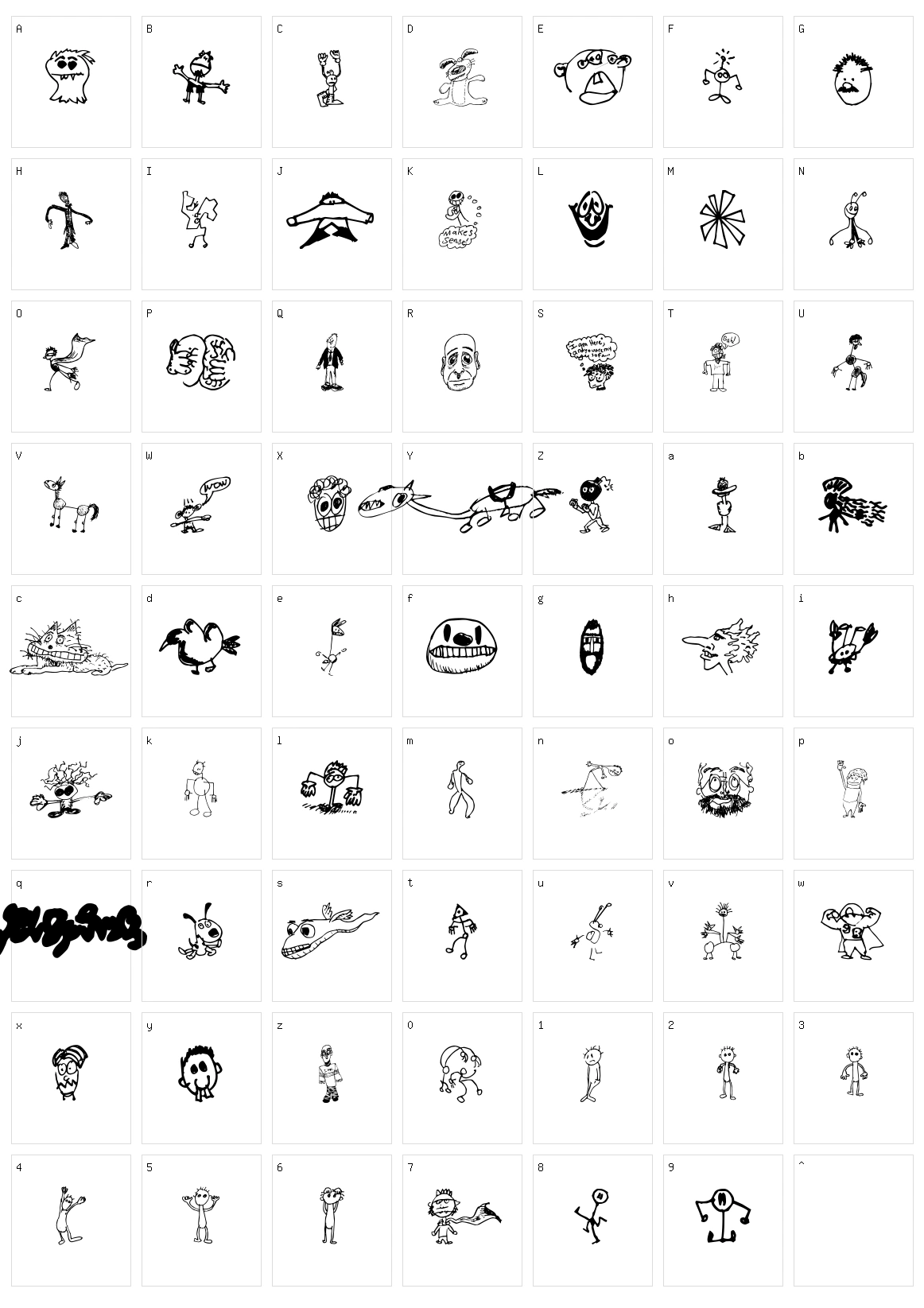 Brian Powers Doodle 2 1  Character Set