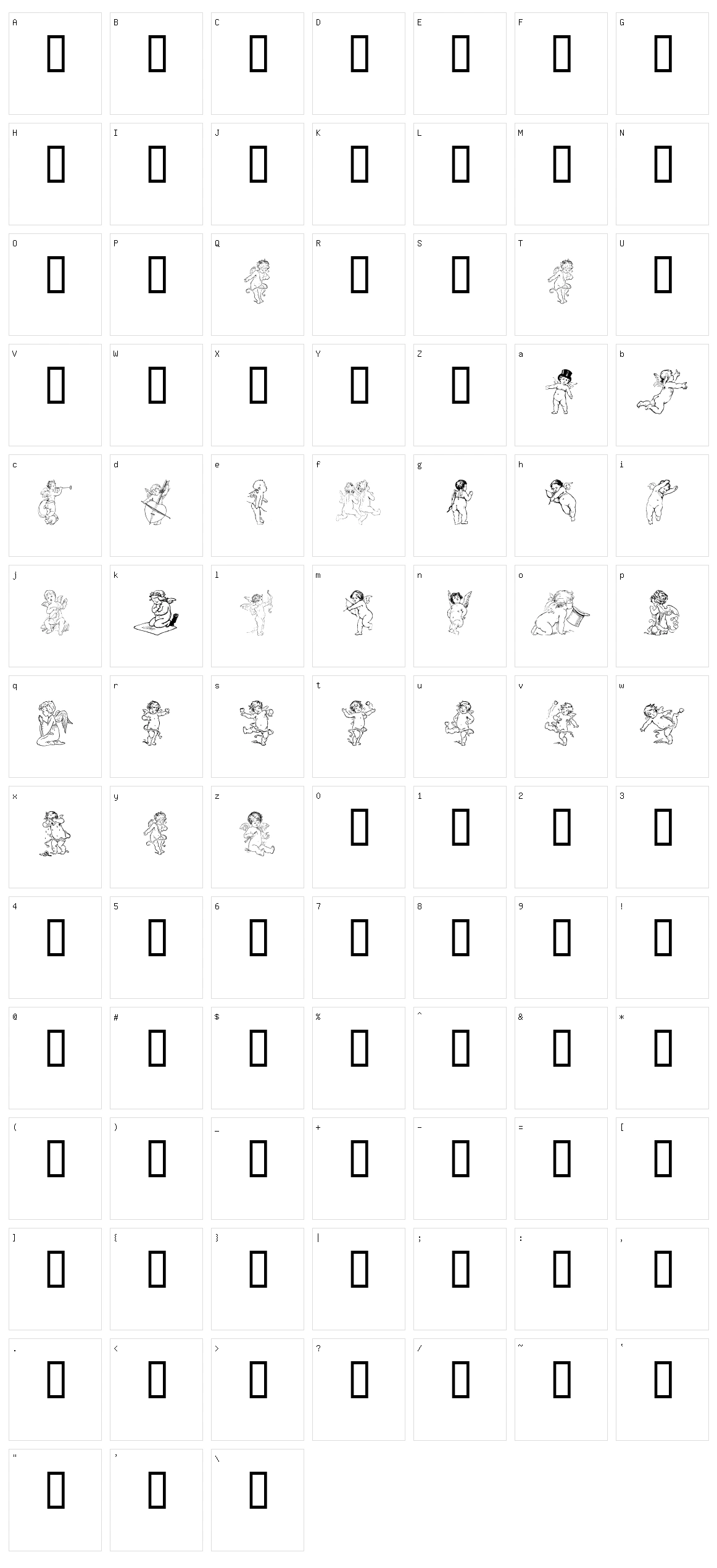 Gabriel's Angels  Character Set