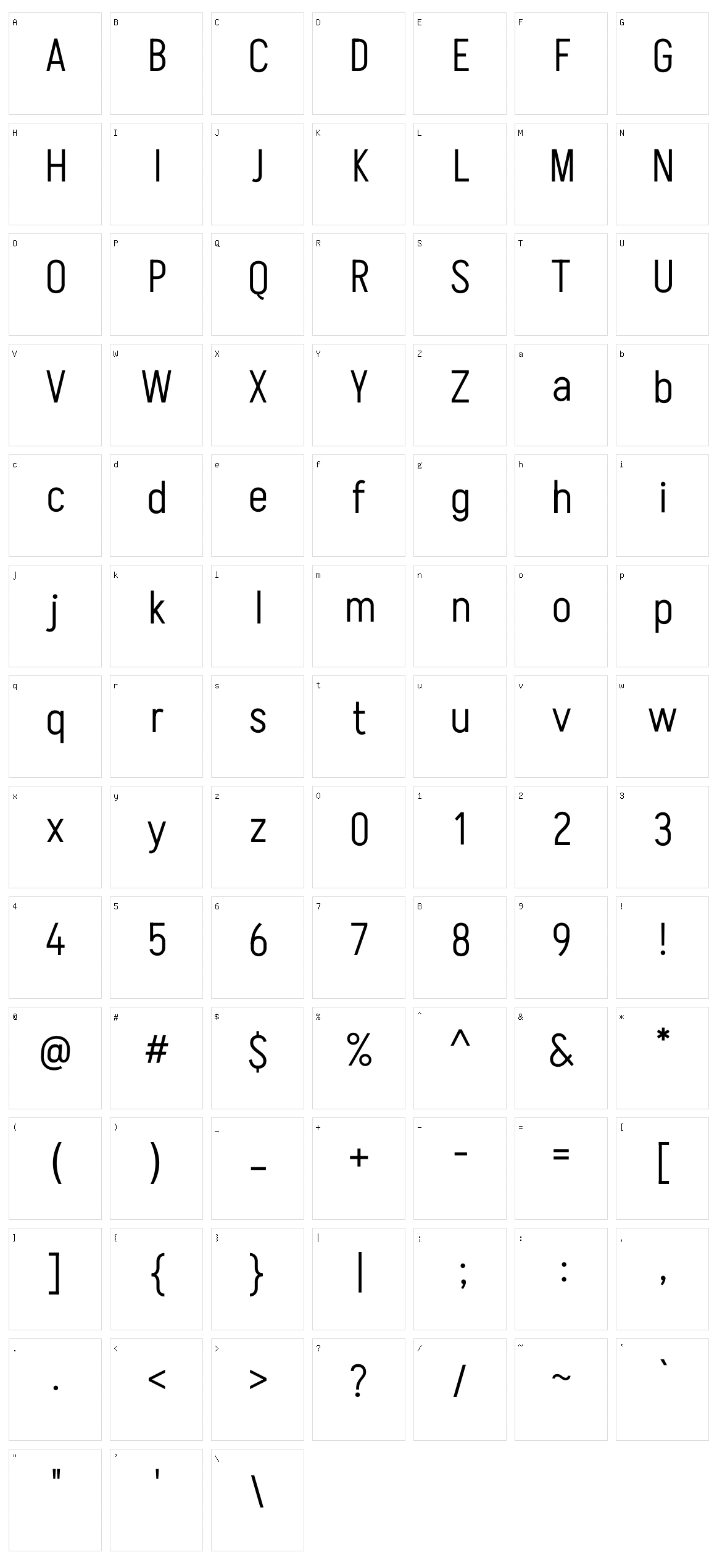 Akshar Character Set